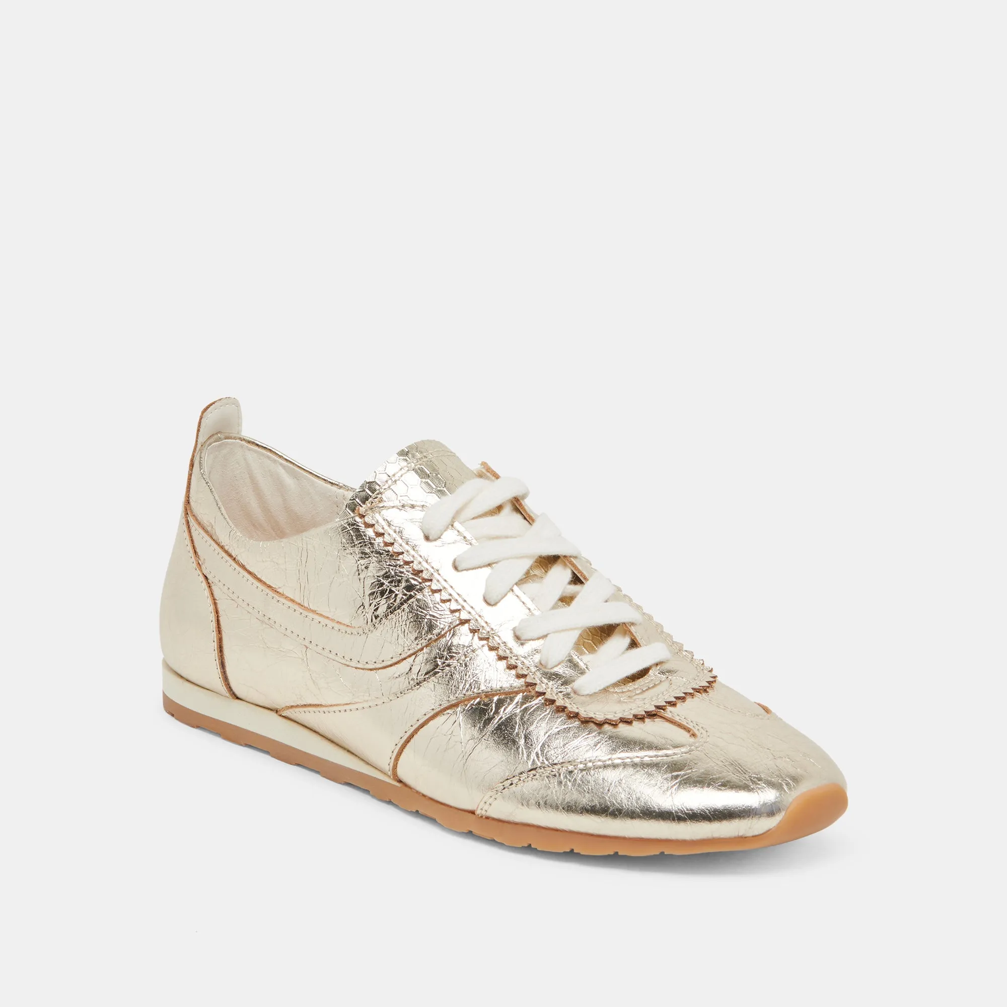 DELANY SNEAKERS OR CLAIR PATENTÉ FROISSÉ
