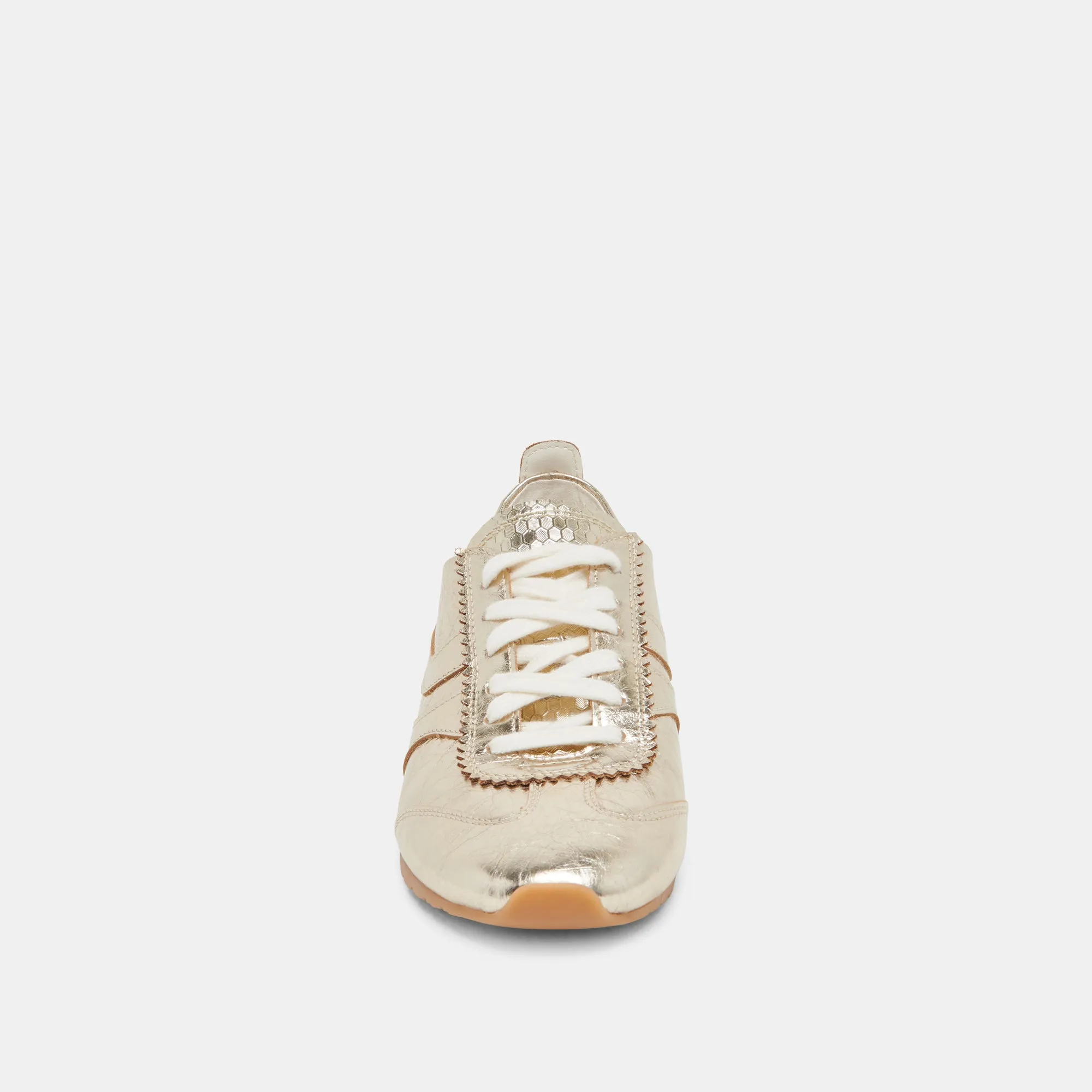 DELANY SNEAKERS OR CLAIR PATENTÉ FROISSÉ