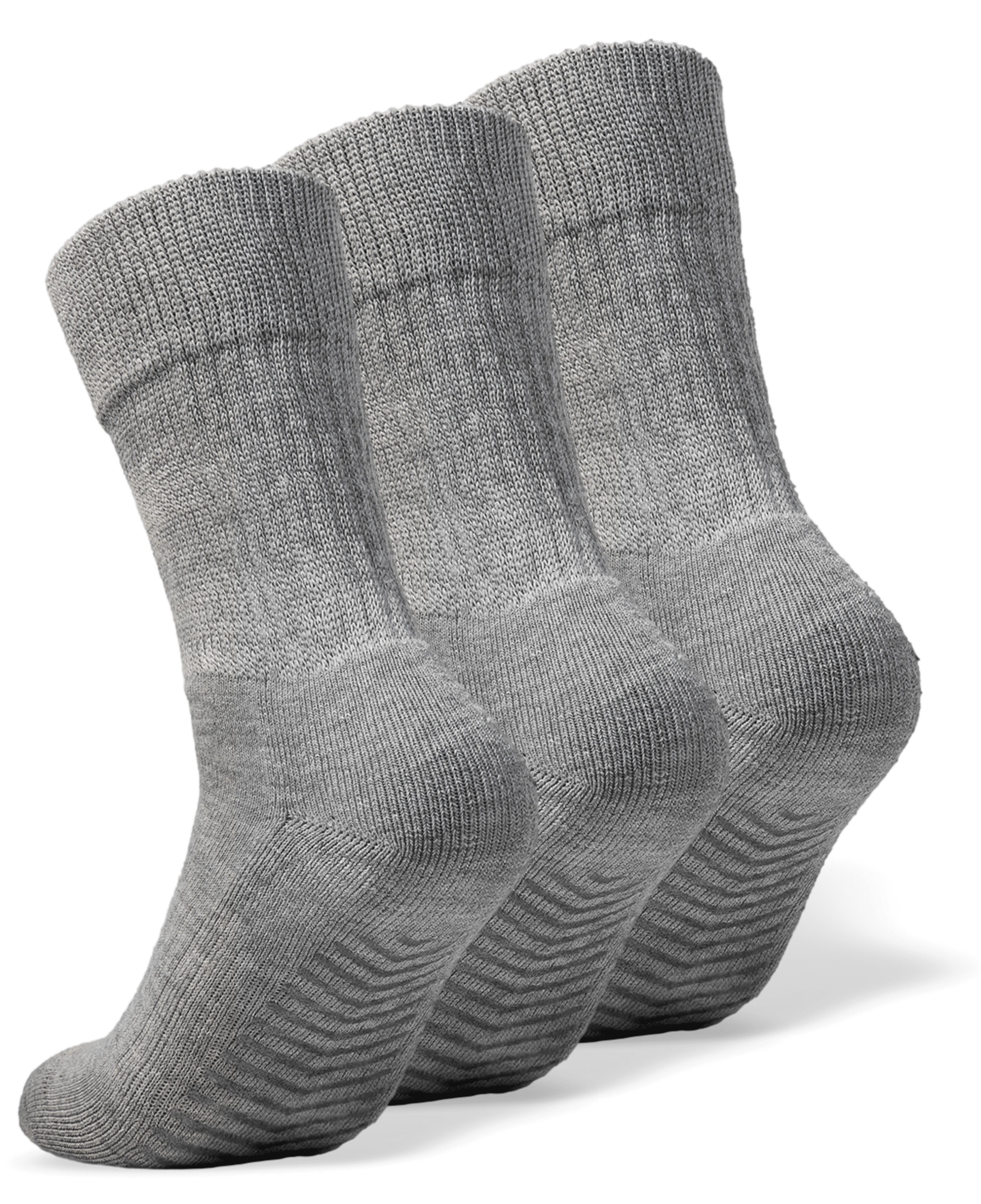 Chaussettes pour diabétiques avec antidérapantes (Lot de 3)
