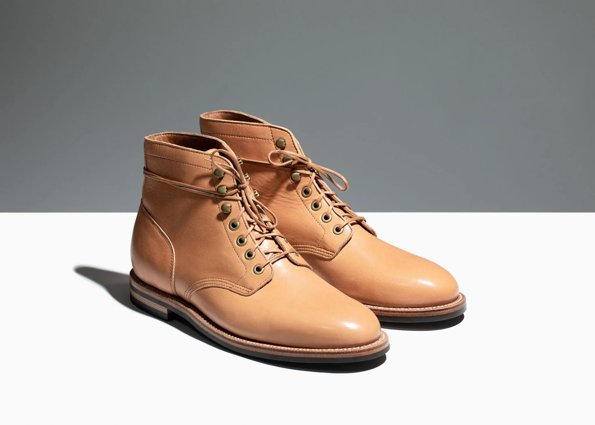 Bottes Diesel Essex en cuir tan