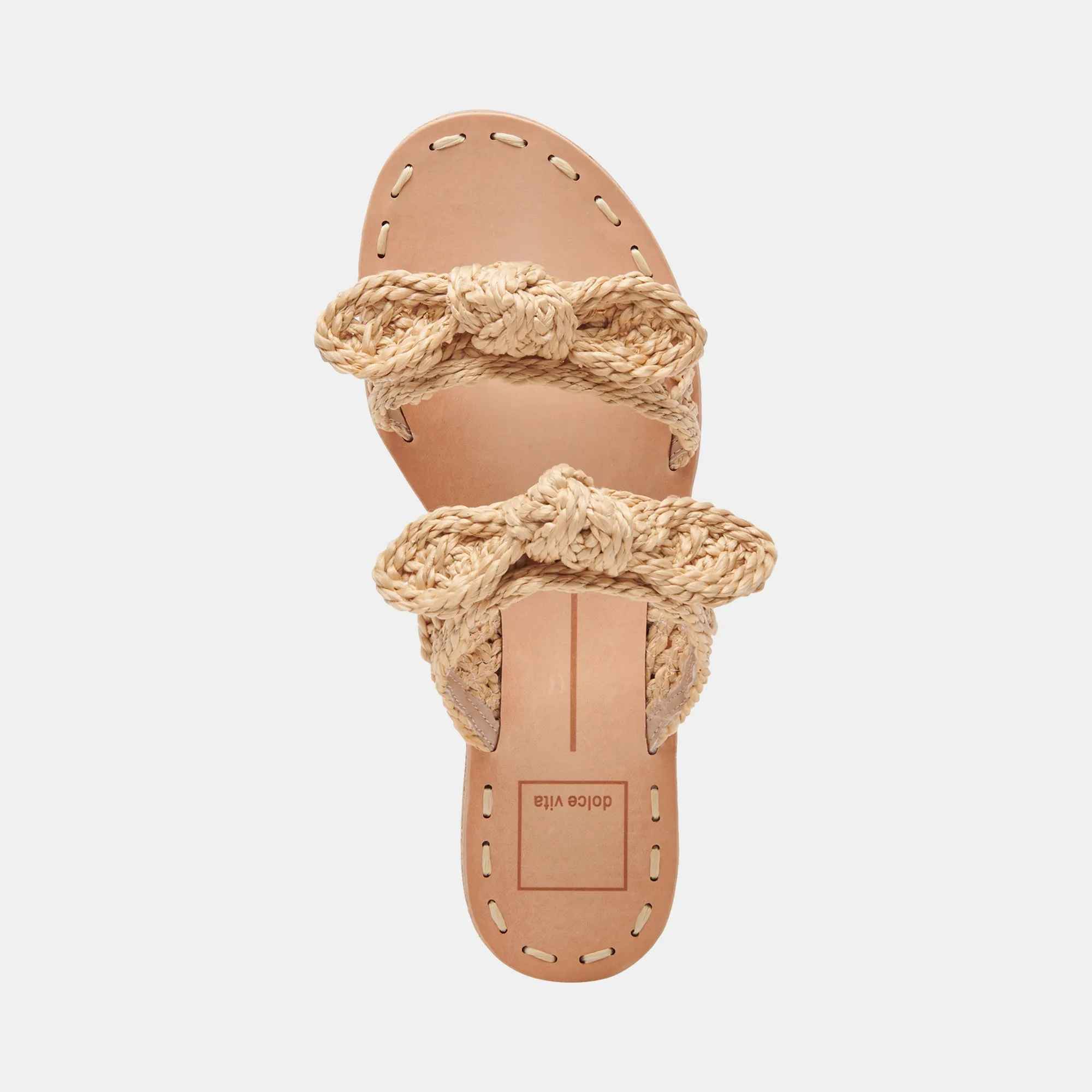 SANDALES DINAH LT RAFFIA NATUREL