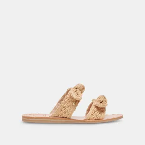 SANDALES DINAH LT RAFFIA NATUREL