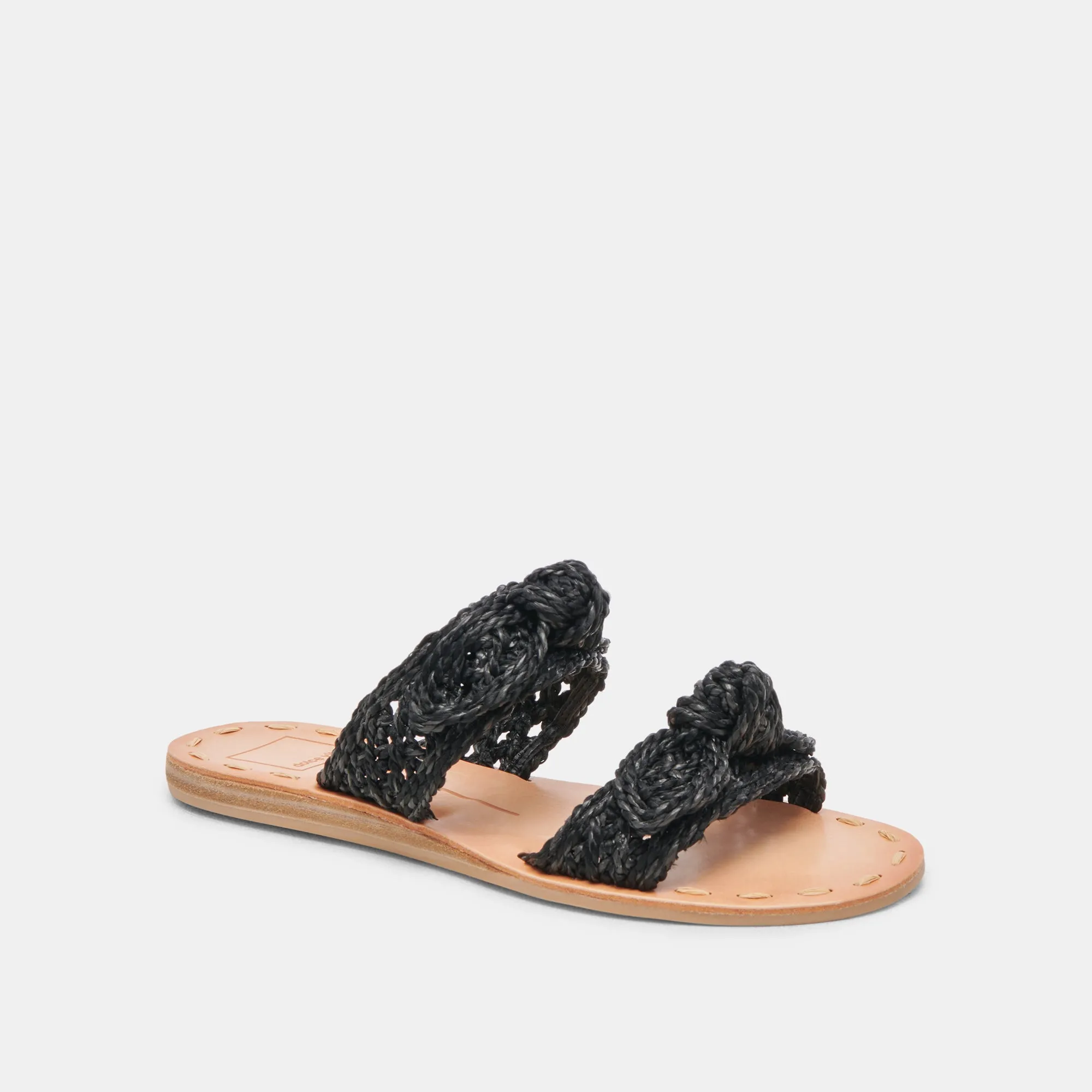 SANDALES DINAH ONYX EN RAFFIA