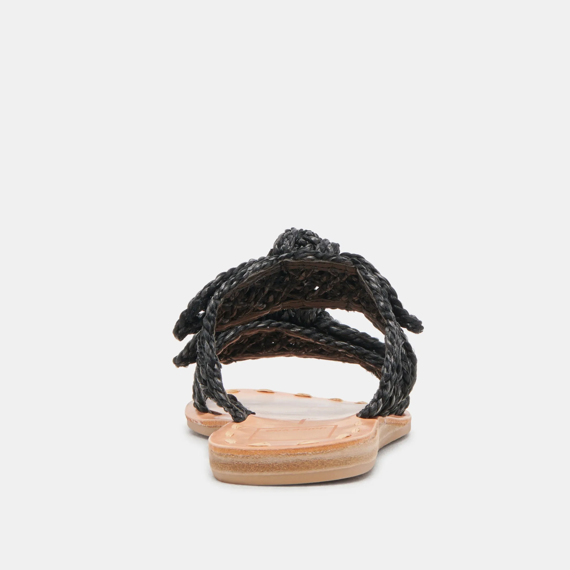 SANDALES DINAH ONYX EN RAFFIA