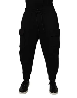Dolce & Gabbana Pantalon de jogging cargo en coton pour hommes