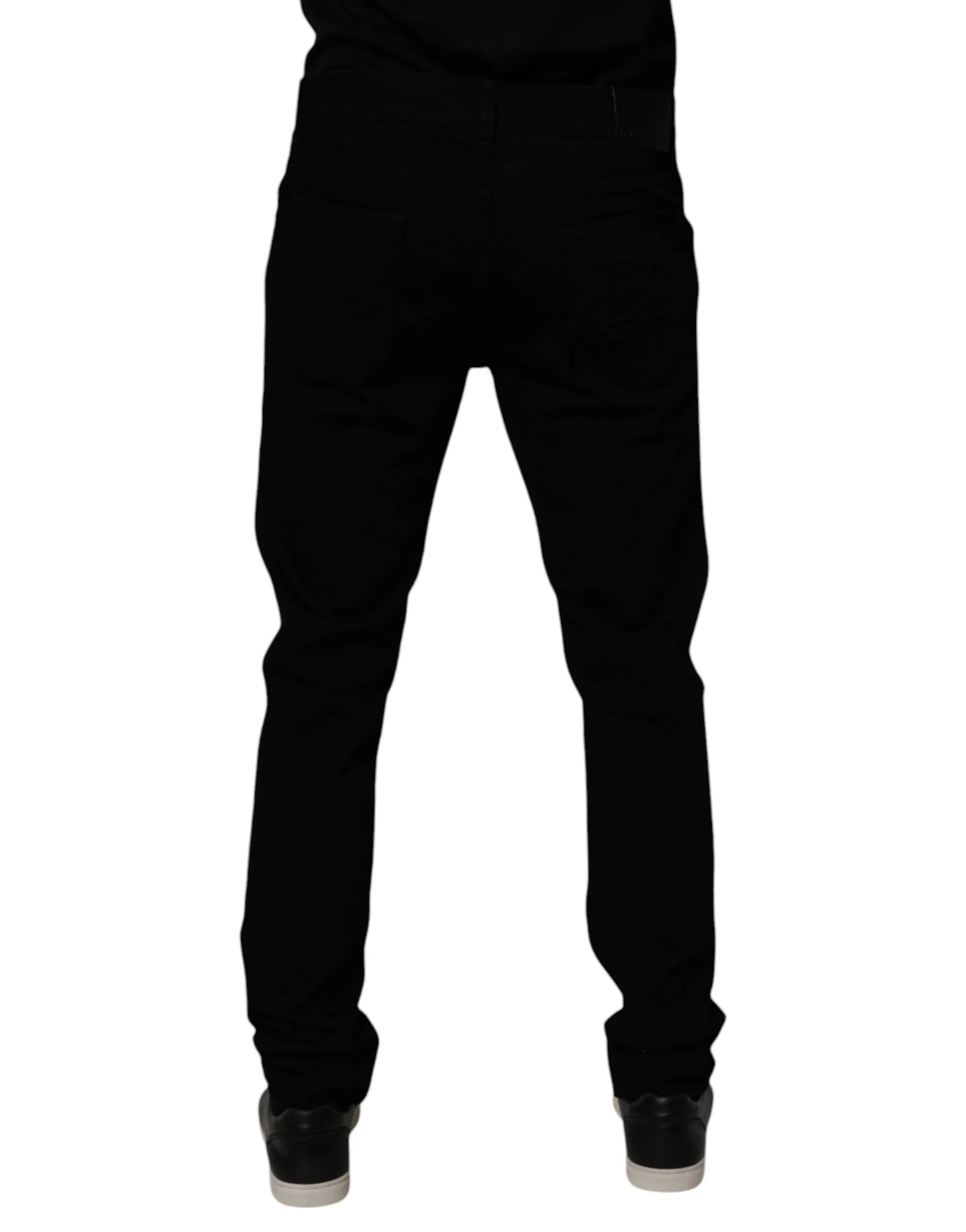 Dolce & Gabbana Jeans Homme Slim Stretch en Coton Bleu
