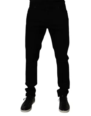 Dolce & Gabbana Jeans Homme Slim Stretch en Coton Bleu