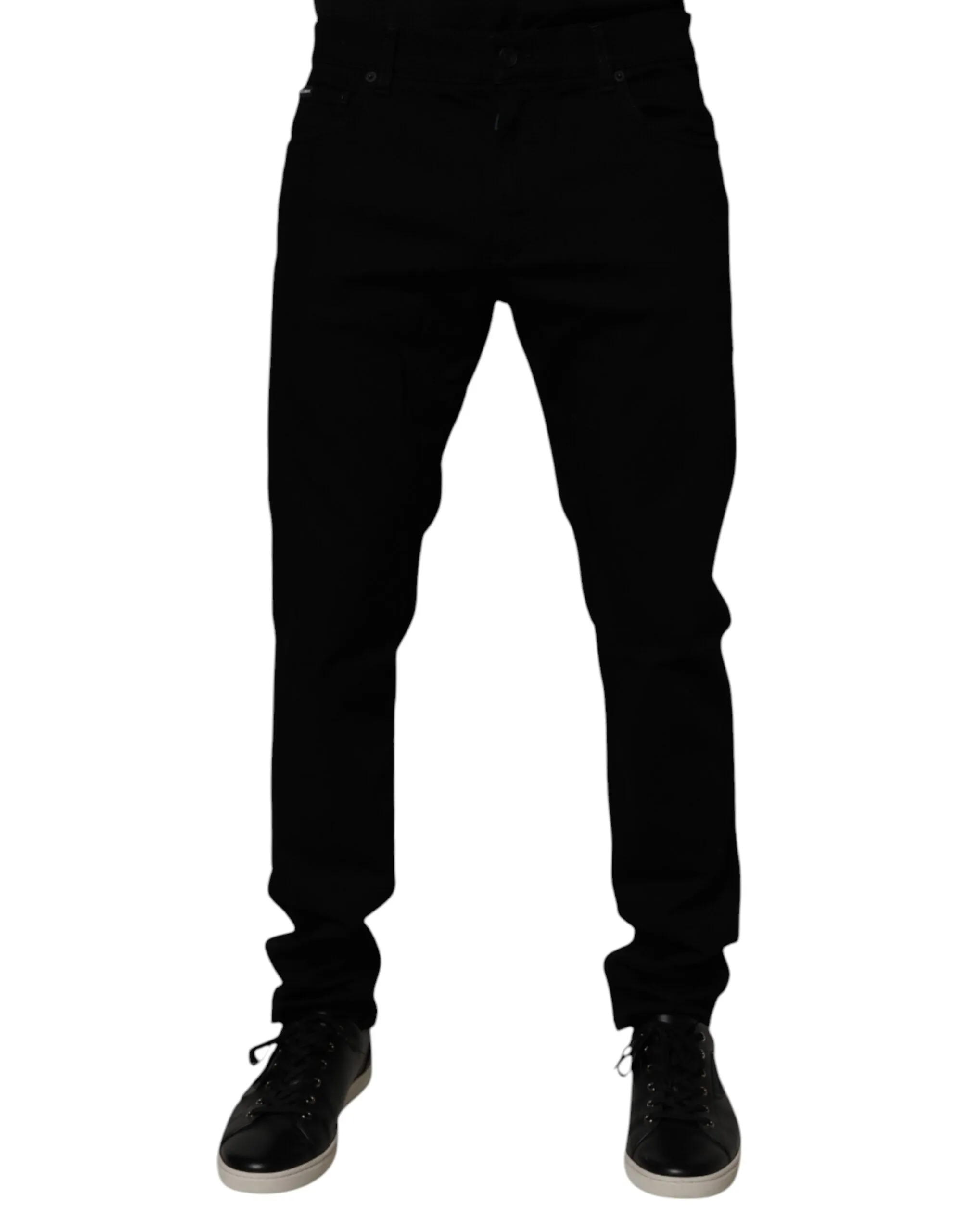 Dolce & Gabbana Jeans Homme Slim Stretch en Coton Bleu