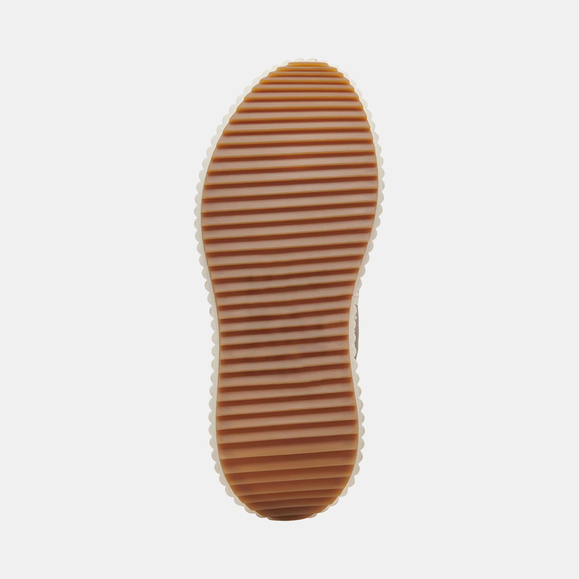 DOLEN BASKETS EN NYLON TAUPE FONCÉ