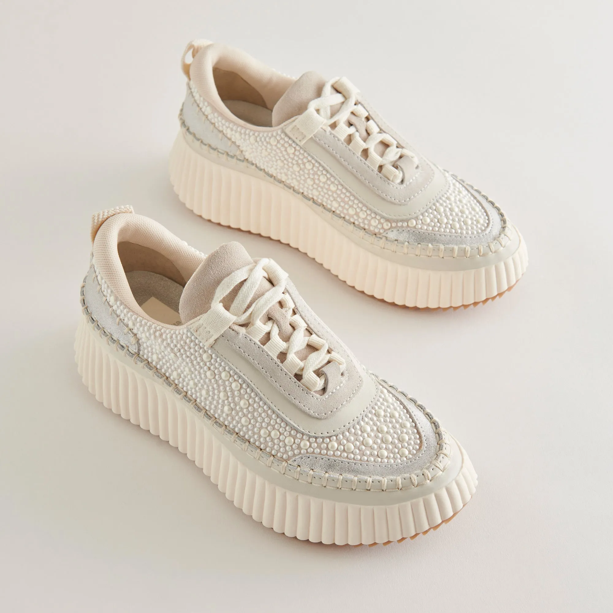 DOLEN SNEAKERS PERLES VANILLE PERLES