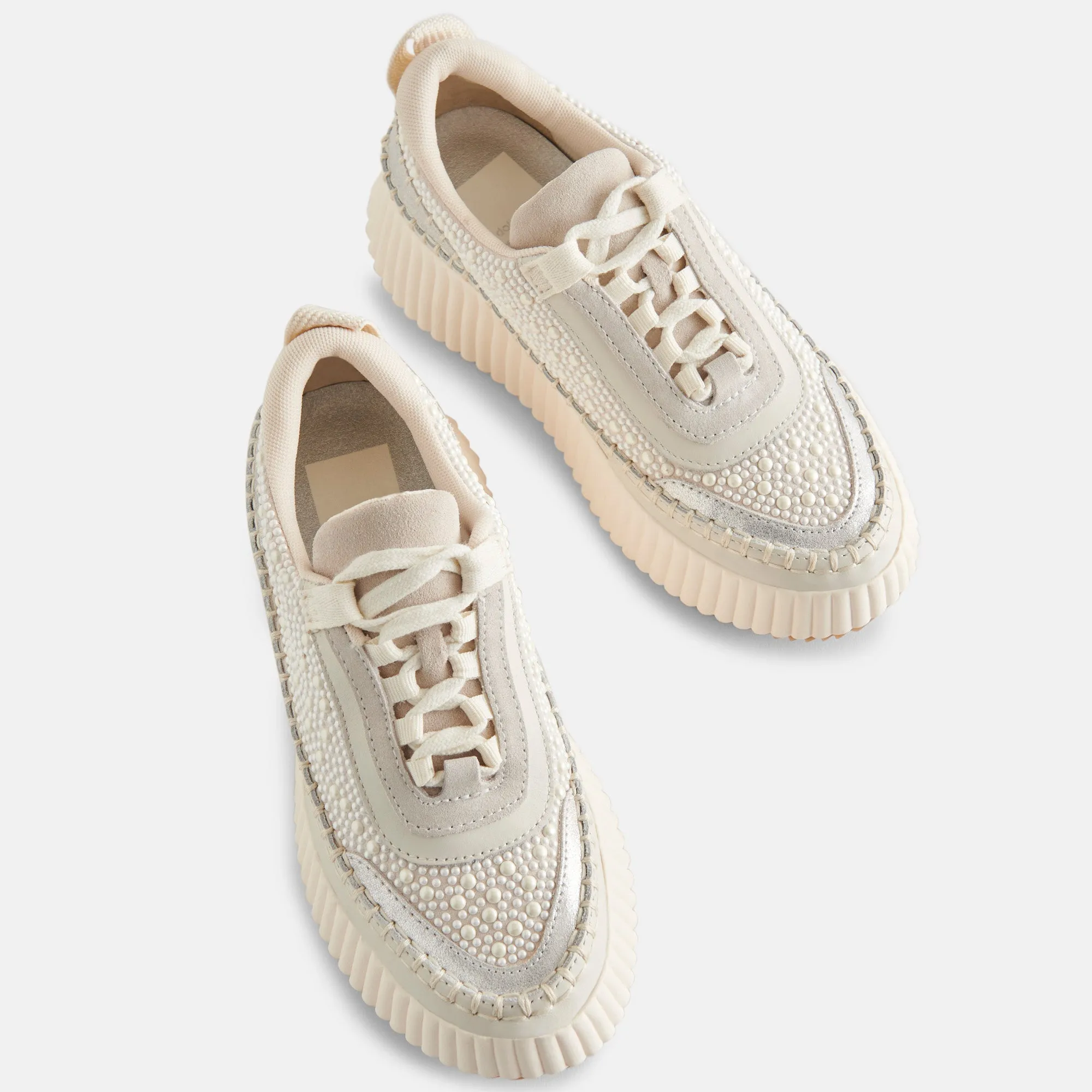 DOLEN SNEAKERS PERLES VANILLE PERLES
