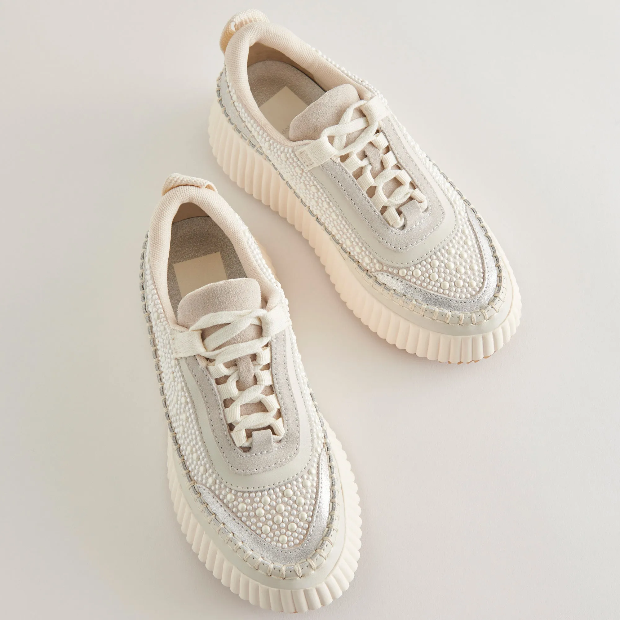 DOLEN SNEAKERS PERLES VANILLE PERLES