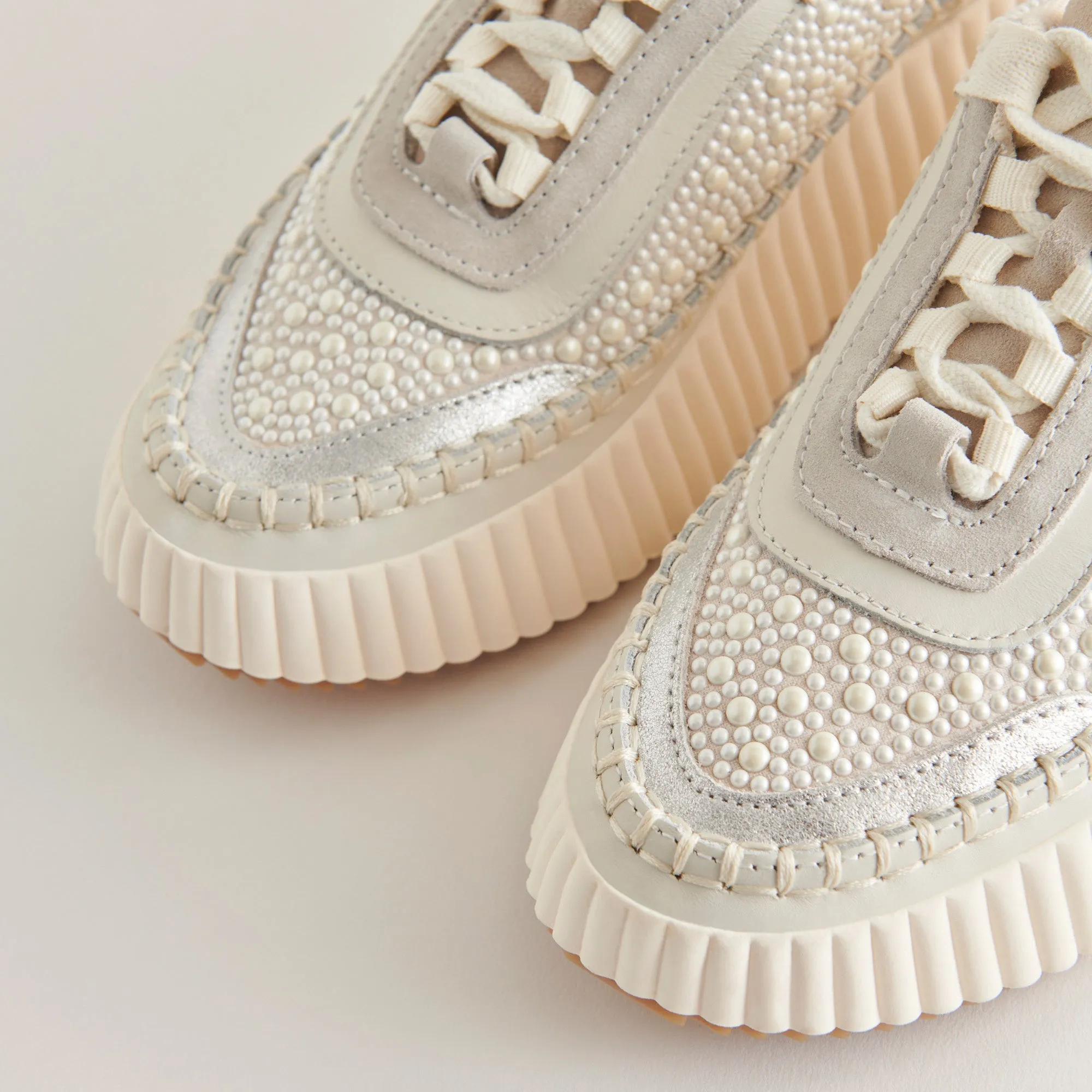 DOLEN SNEAKERS PERLES VANILLE PERLES