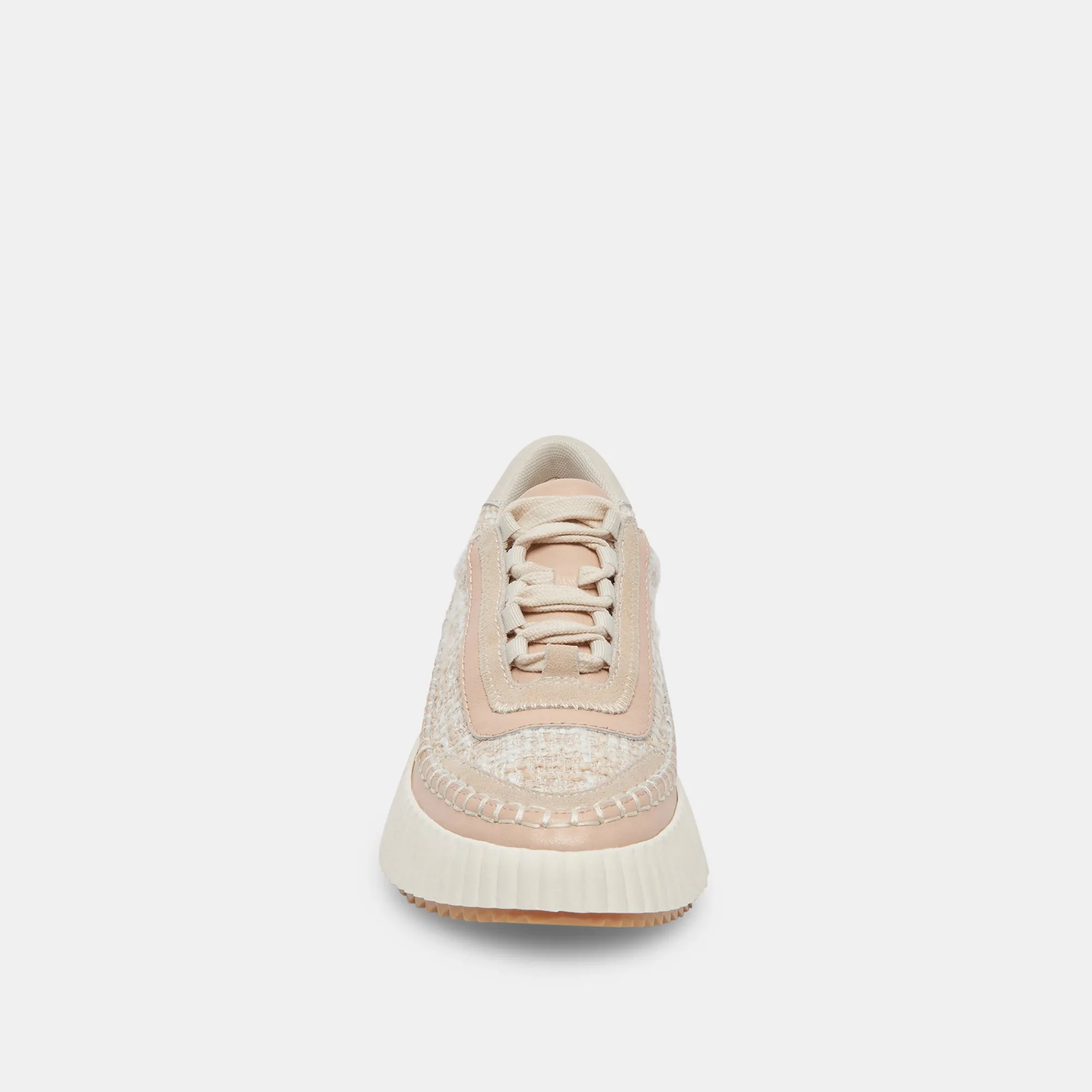 DOLEN SNEAKERS IVOIRE MULTI TISSÉ