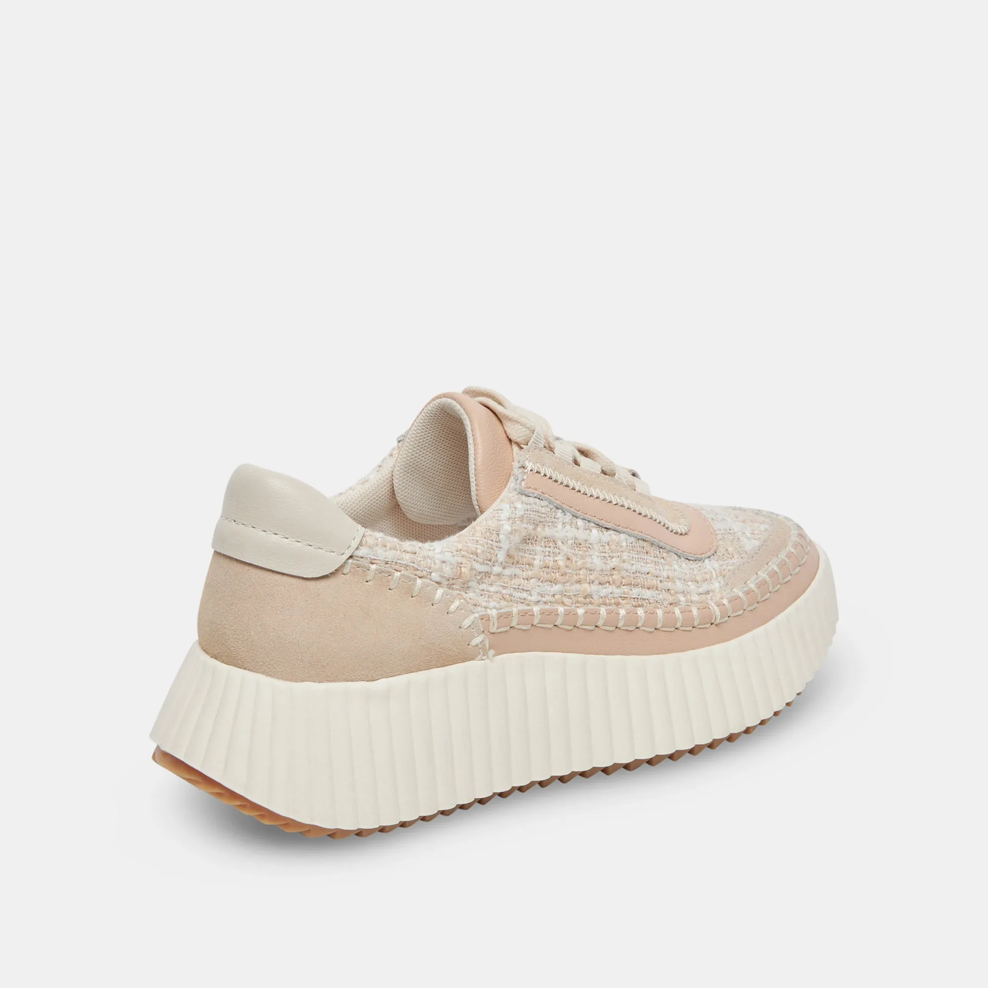 DOLEN SNEAKERS IVOIRE MULTI TISSÉ