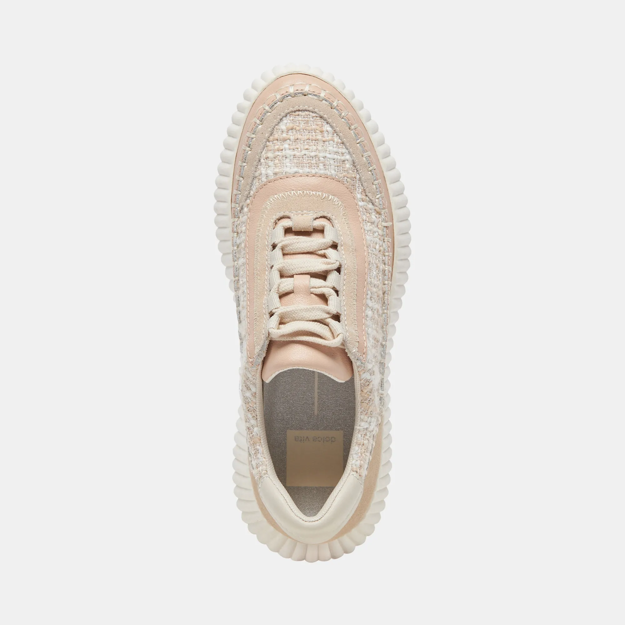 DOLEN SNEAKERS IVOIRE MULTI TISSÉ