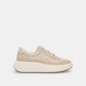 DOLEN SNEAKERS IVOIRE MULTI TISSÉ