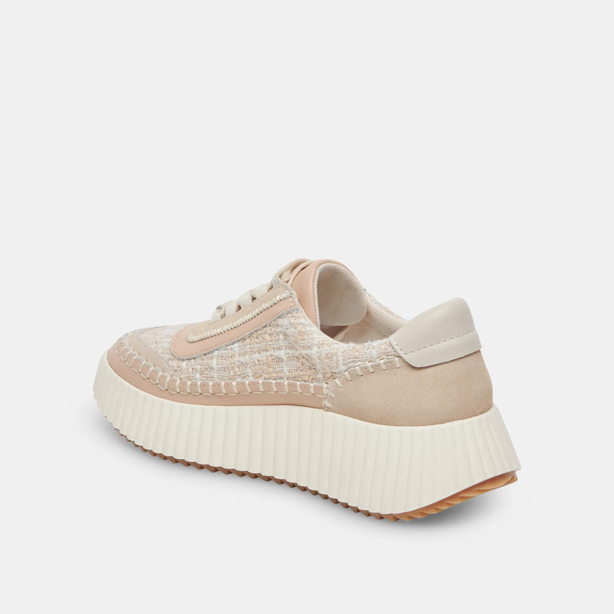 DOLEN SNEAKERS IVOIRE MULTI TISSÉ