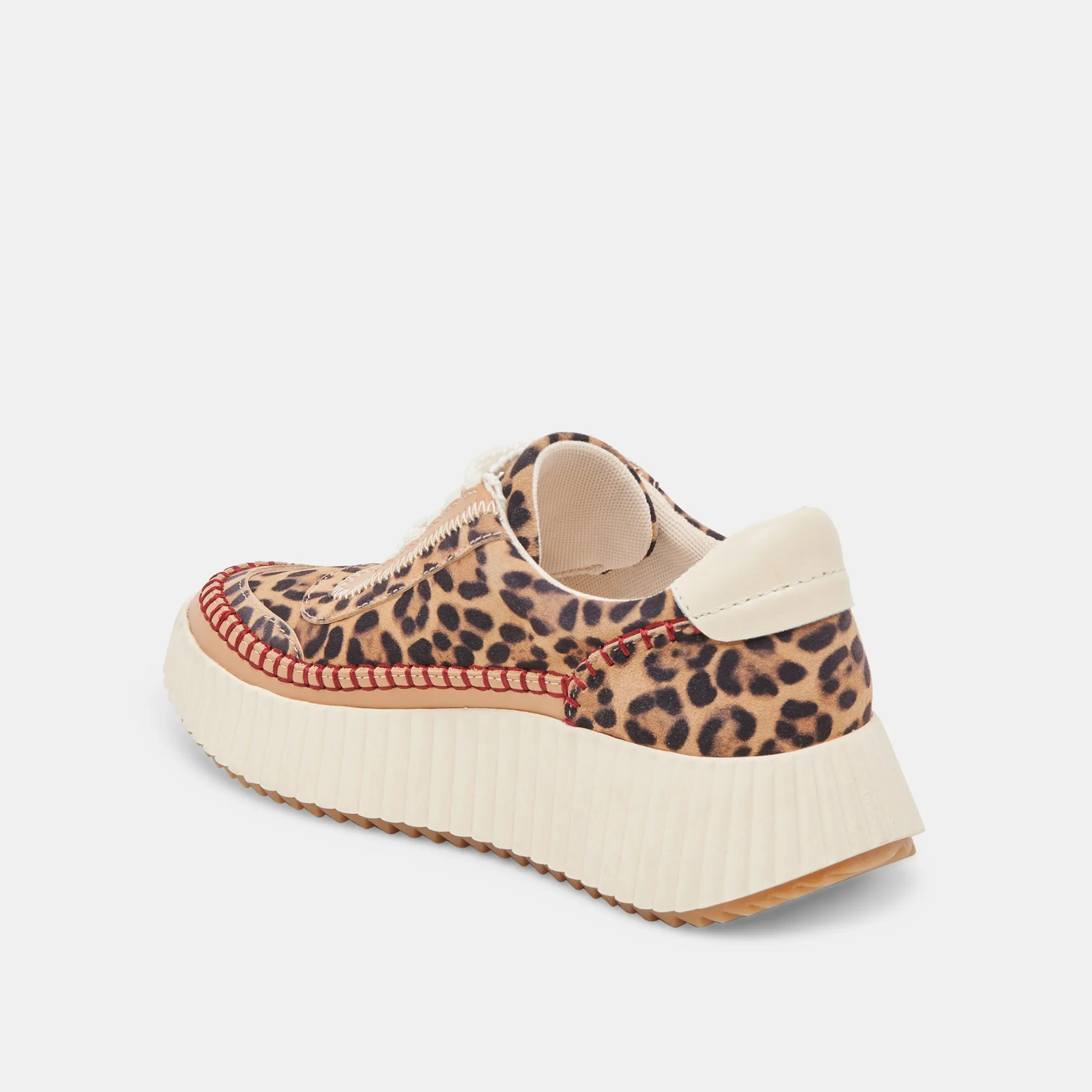 DOLEN SNEAKERS DAIM LÉOPARD