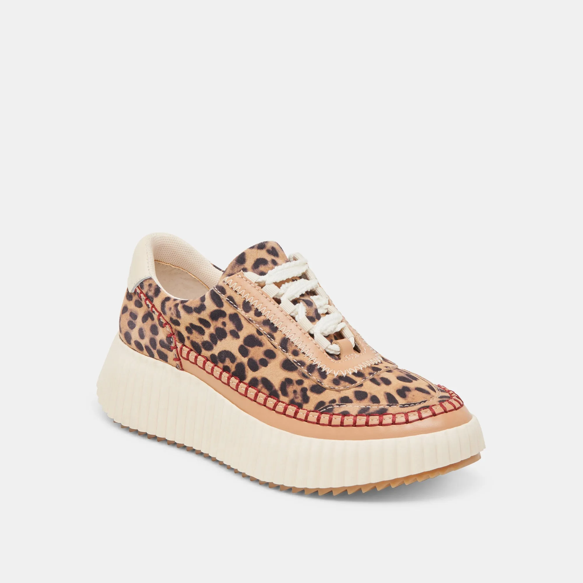 DOLEN SNEAKERS DAIM LÉOPARD