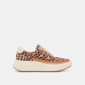 DOLEN SNEAKERS DAIM LÉOPARD