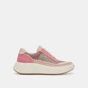 DOLEN SNEAKERS ROSE MULTICOLORE TISSÉ