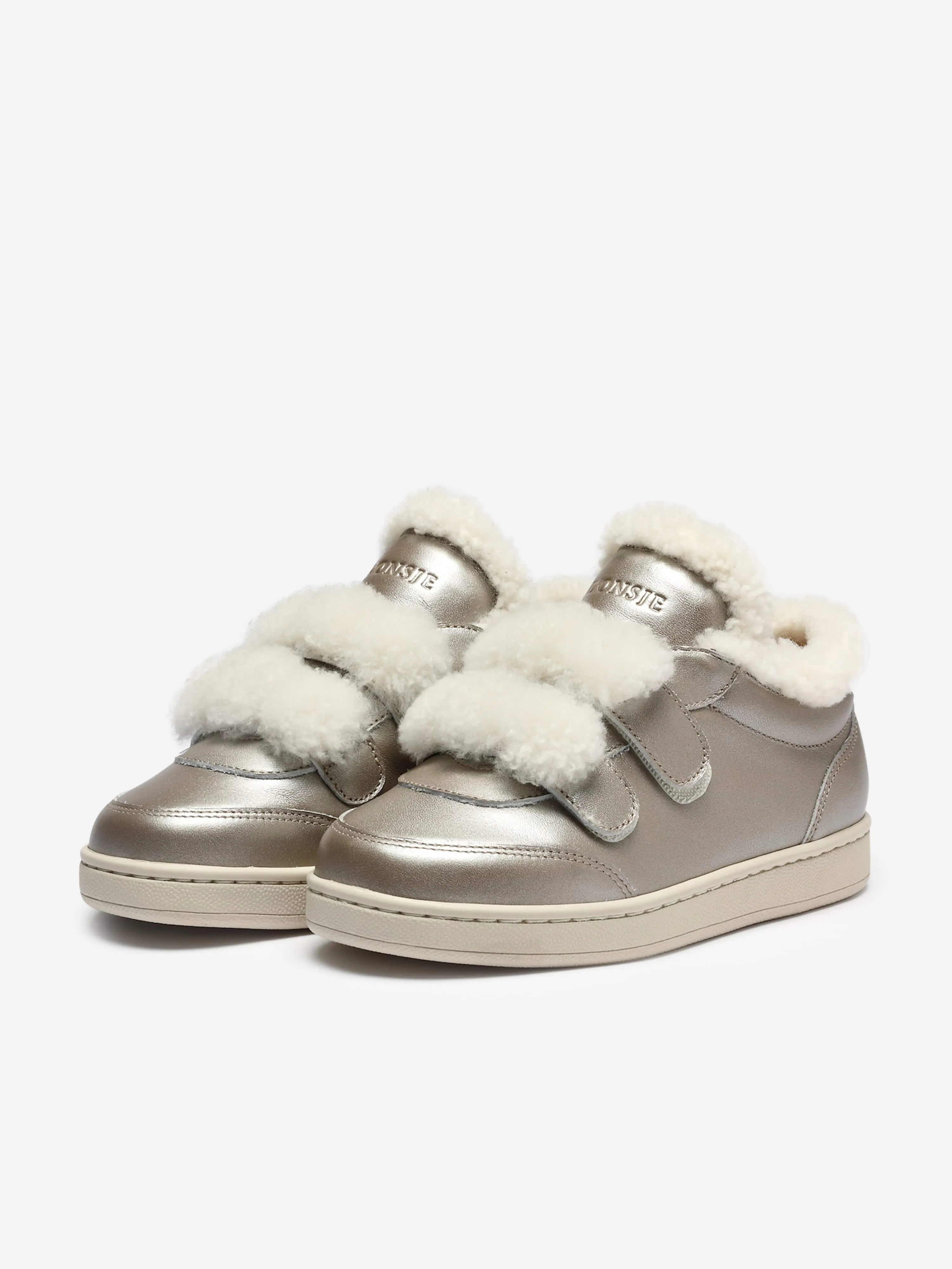 Donsje Baskets Hanzell pour Filles en Argent