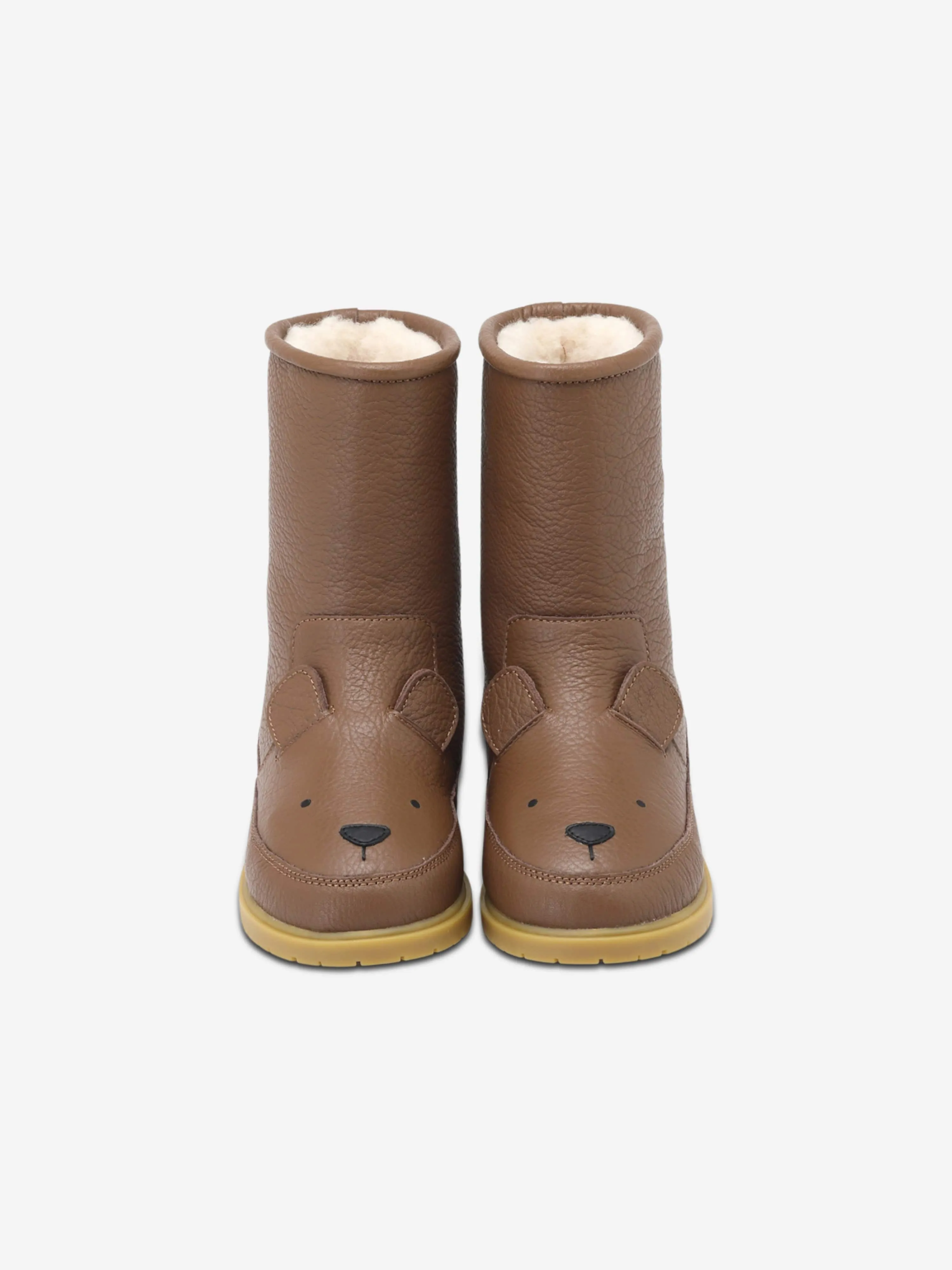 Bottes Classiques Ours Wadudu pour Enfants Donsje en Marron