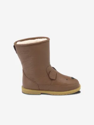Bottes Classiques Ours Wadudu pour Enfants Donsje en Marron
