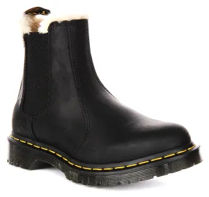 Dr Martens 2976 Leonore en chaussures doublées de fourrure noire Dr Martens