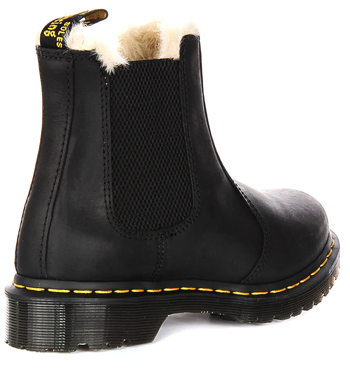 Dr Martens 2976 Leonore en chaussures doublées de fourrure noire Dr Martens