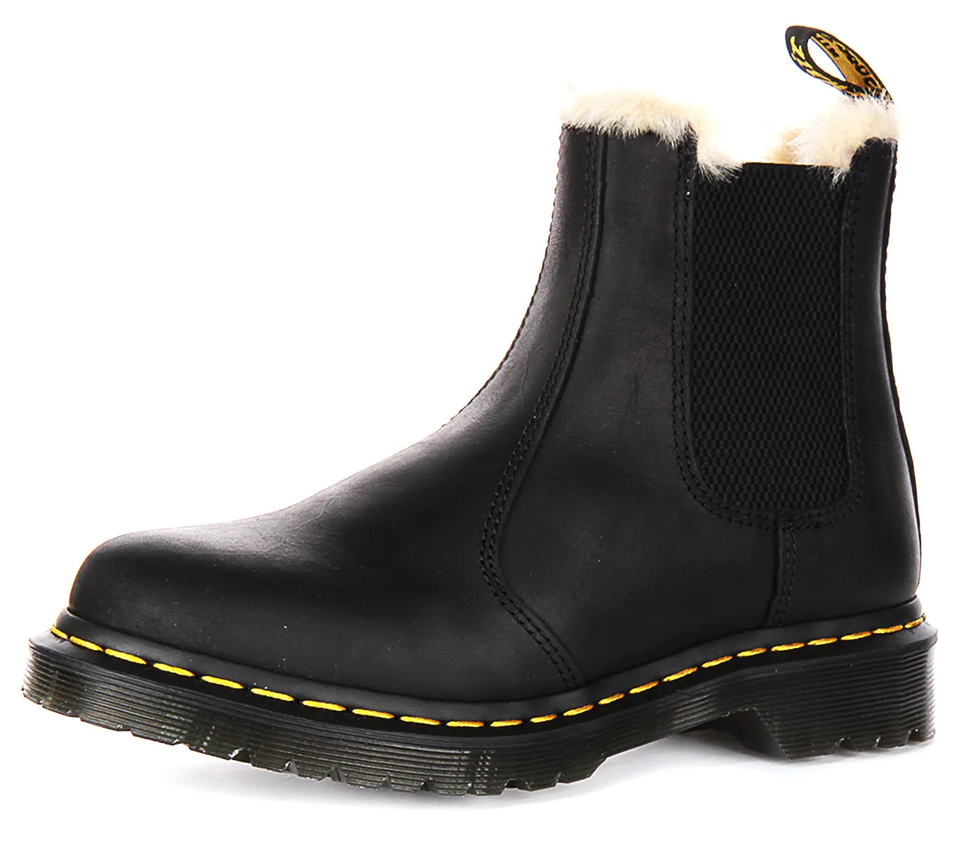 Dr Martens 2976 Leonore en chaussures doublées de fourrure noire Dr Martens