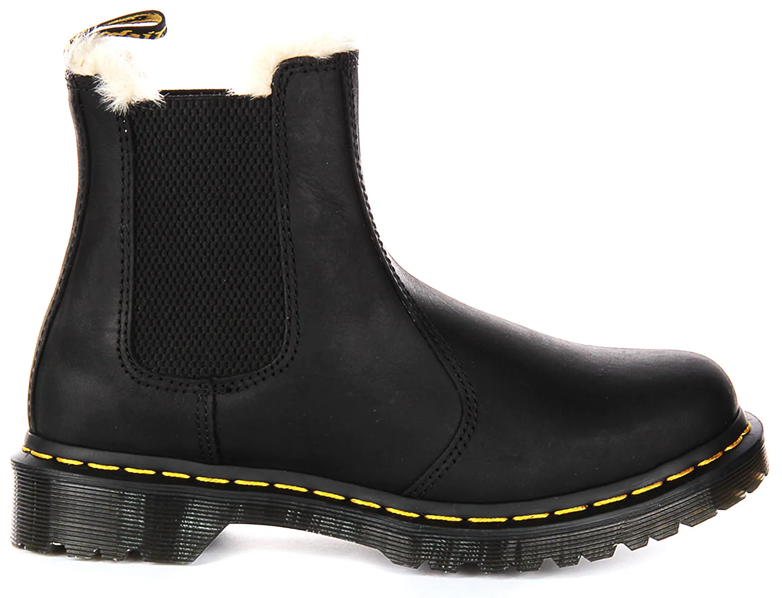 Dr Martens 2976 Leonore en chaussures doublées de fourrure noire Dr Martens
