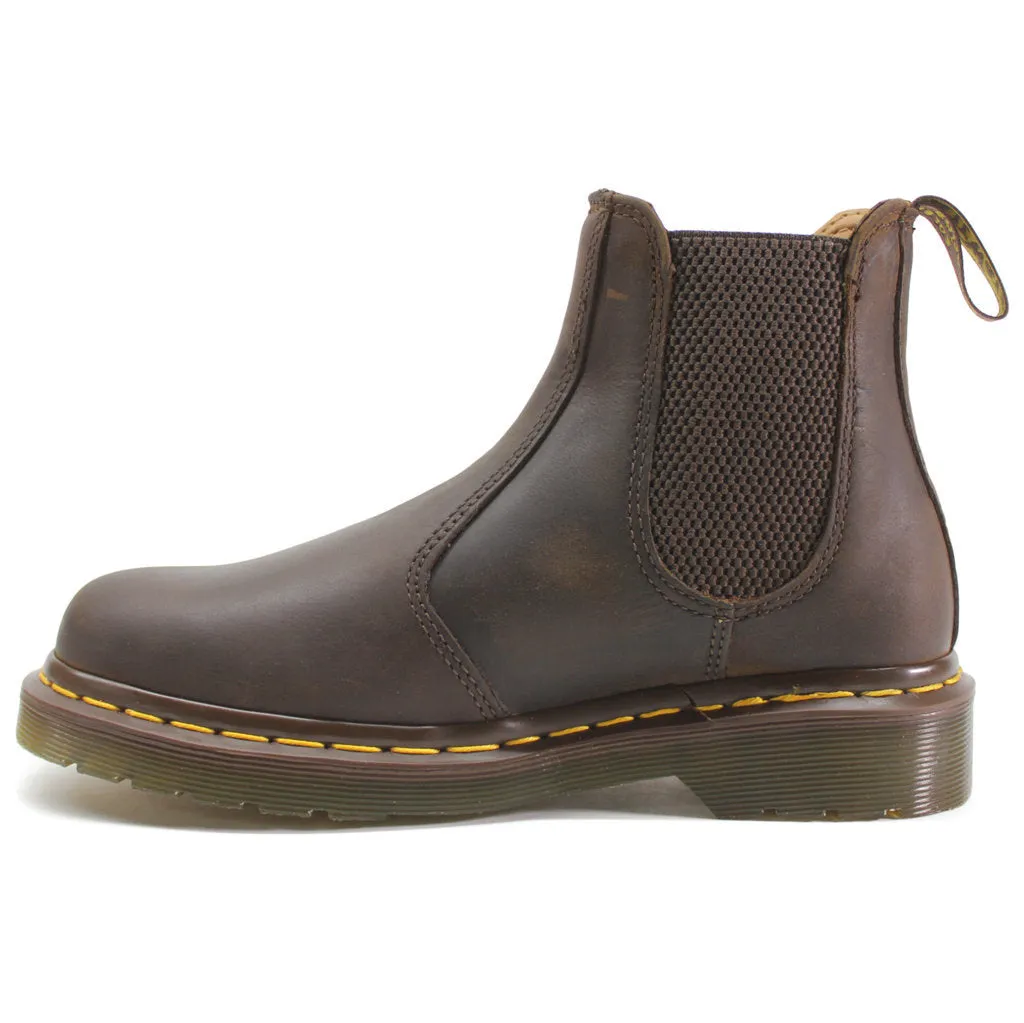 Bottes Chelsea unisex Dr. Martens 2976 Ys en cuir Crazyhorse