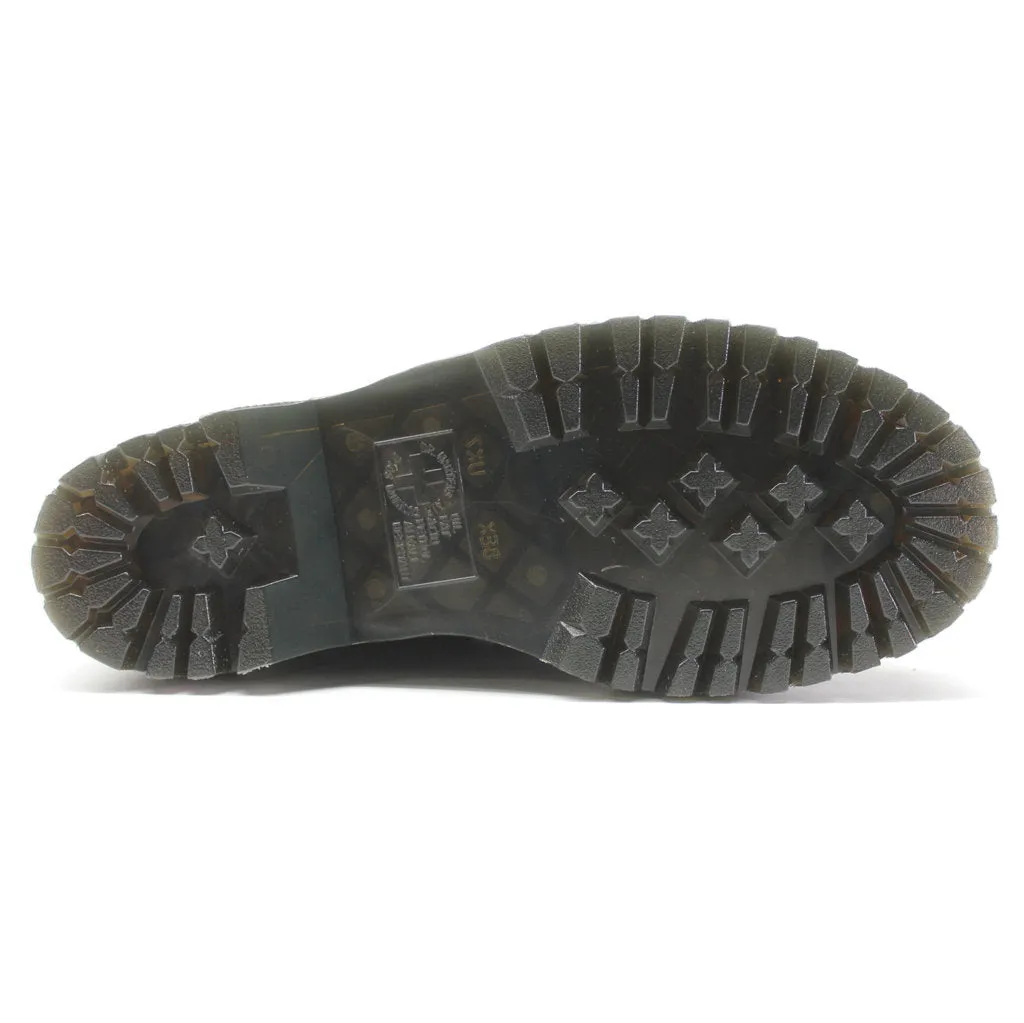 Bottes à plateforme pour femmes Dr. Martens Devon Flower en cuir Nappa brossé
