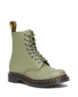 Dr Martens Chaussures 1460 Pascal Virginia Boost en Olive Sourde