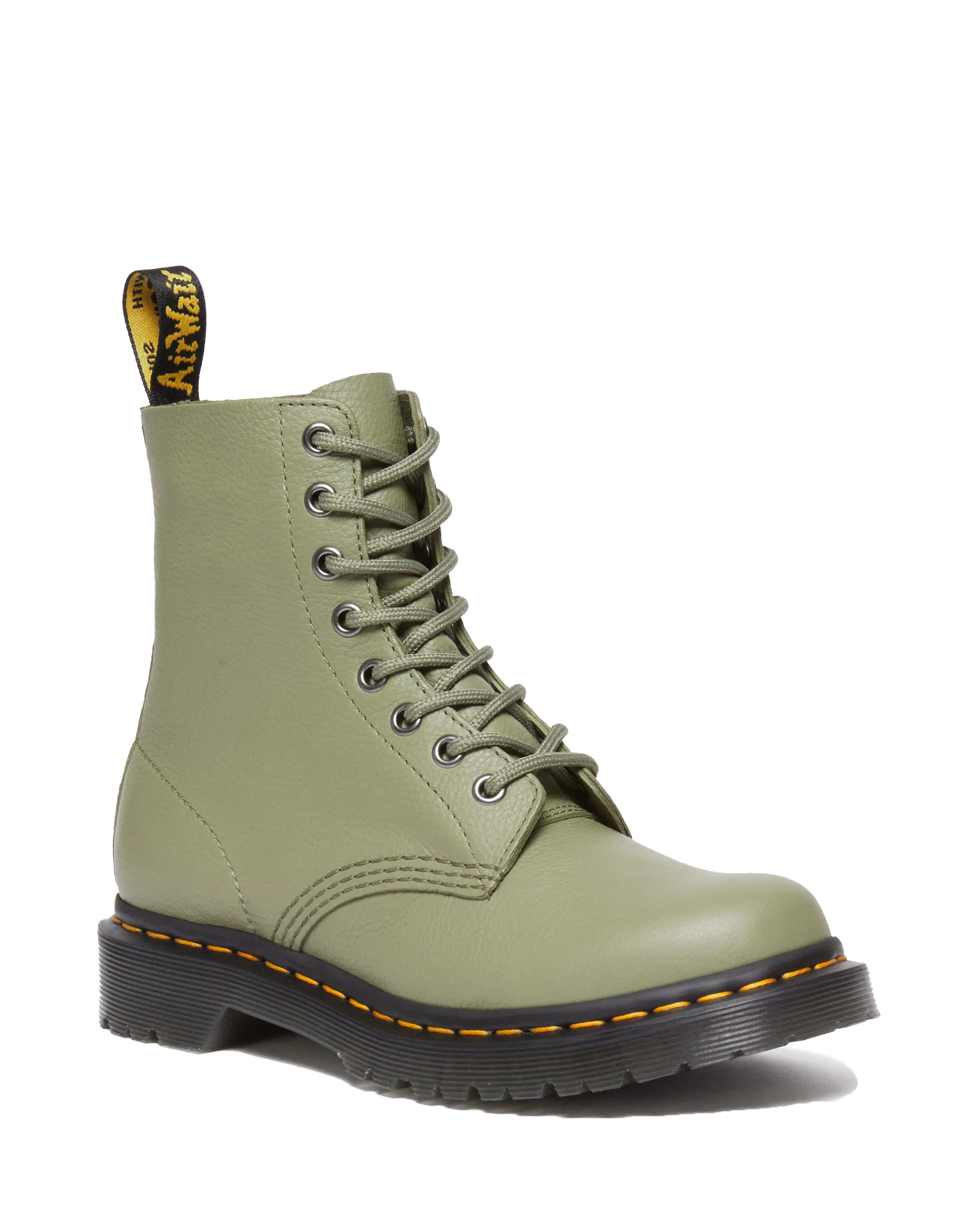 Dr Martens Chaussures 1460 Pascal Virginia Boost en Olive Sourde