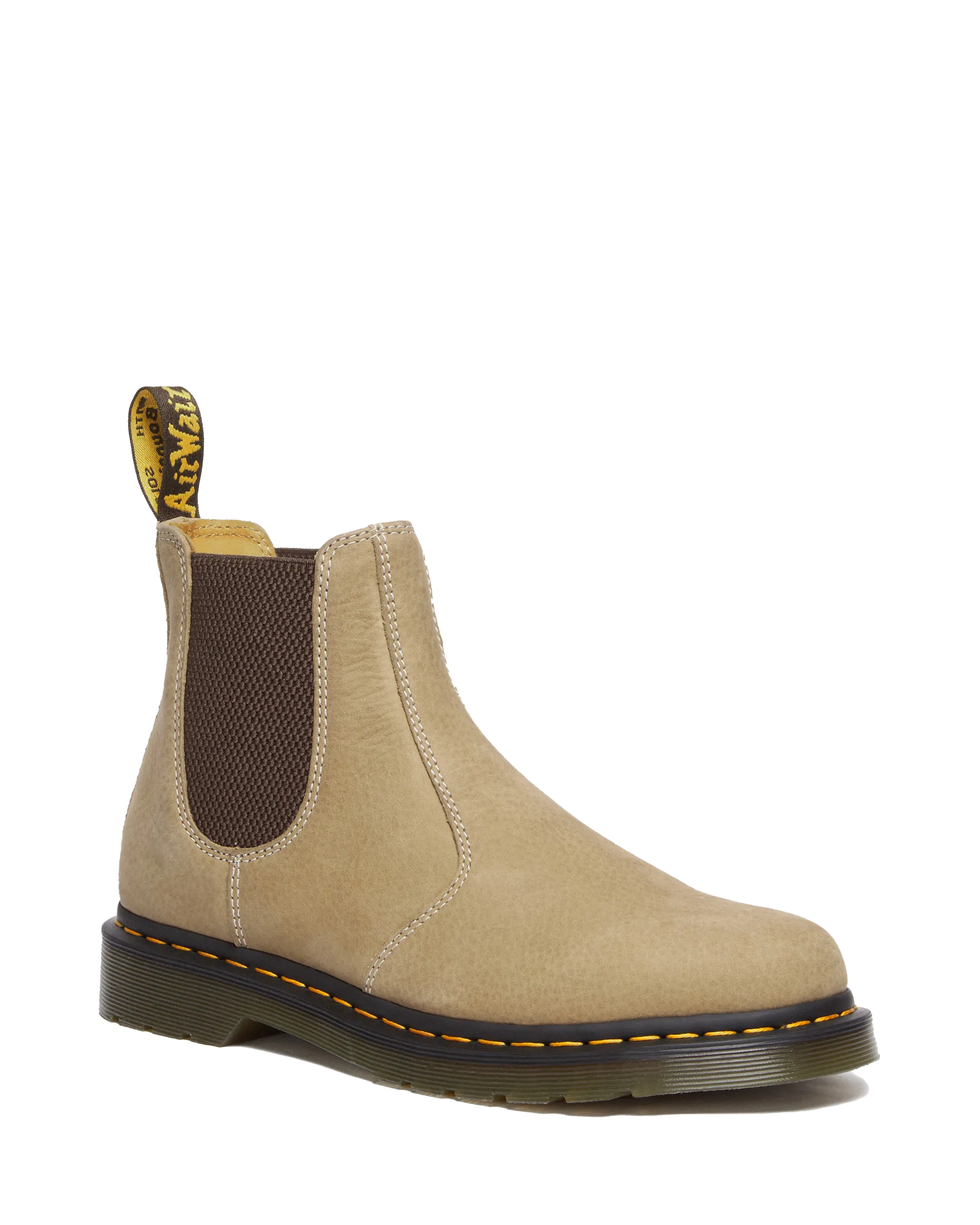 Bottes Dr Martens 2976 en daim Nubuck vieilli couleur Savannah Tan