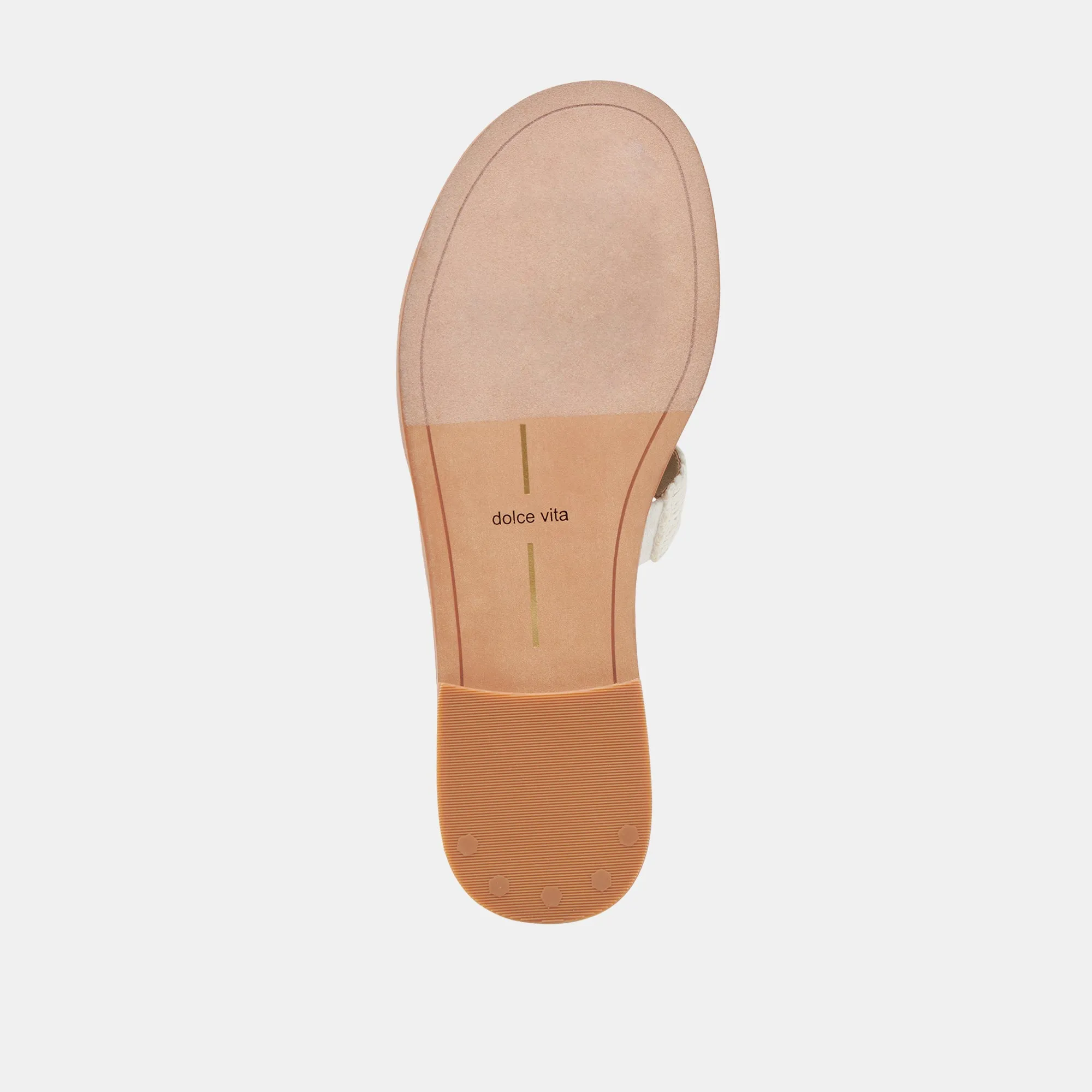 SANDALES EMON BLANCHE RAFFIA