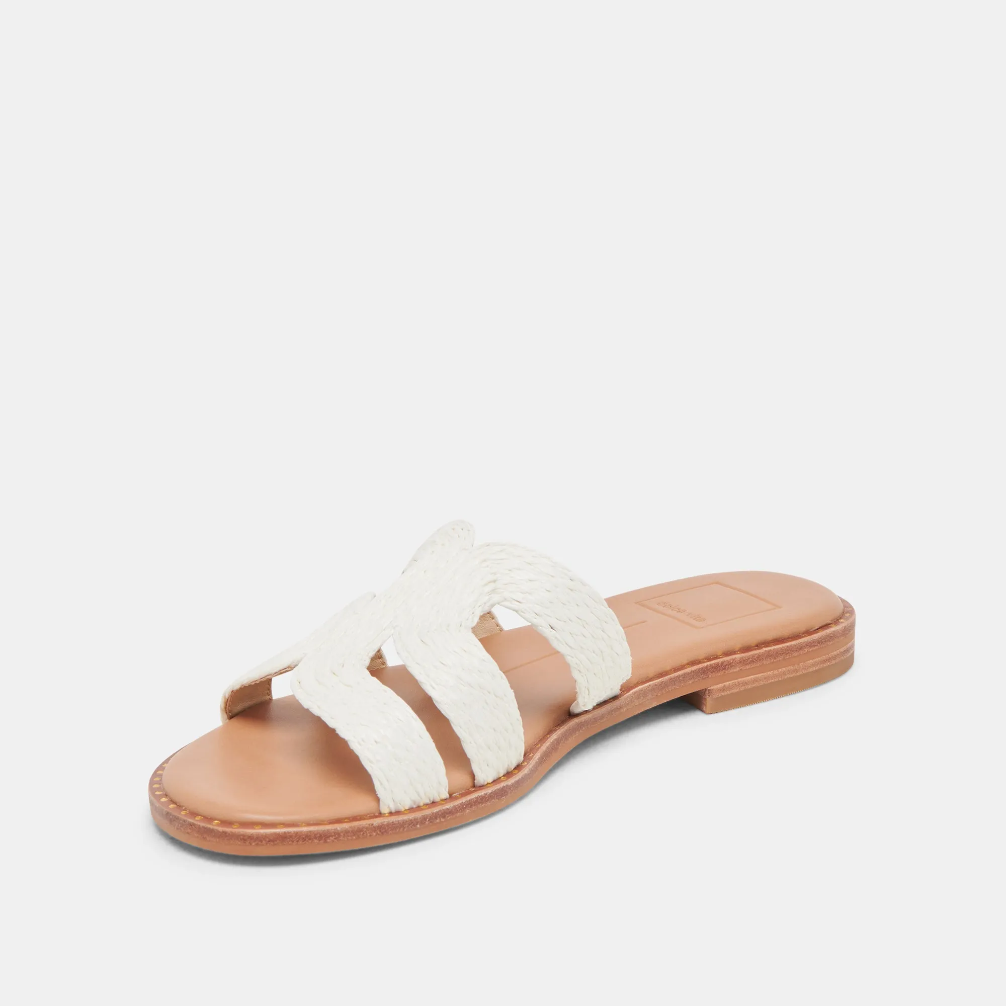 SANDALES EMON BLANCHE RAFFIA