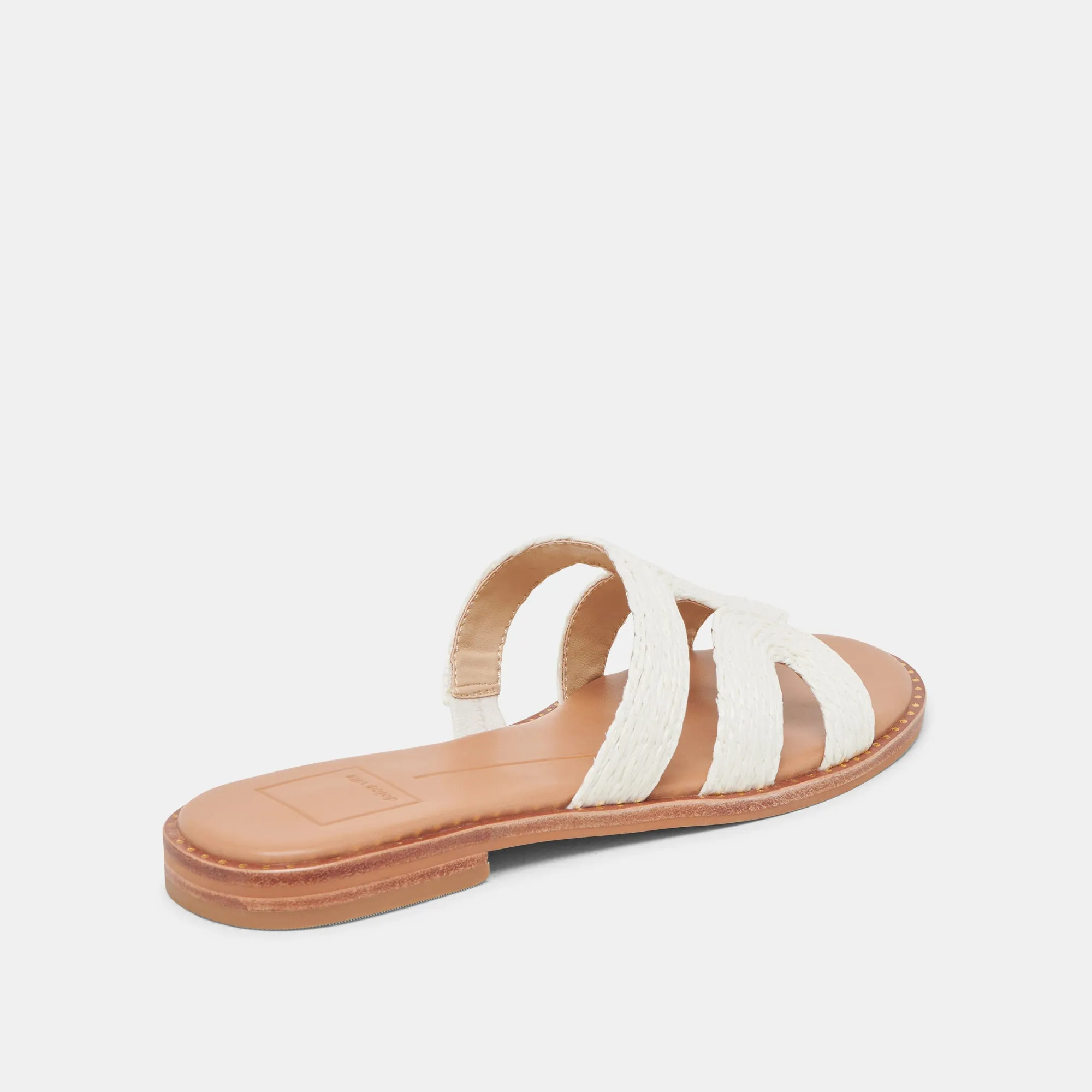 SANDALES EMON BLANCHE RAFFIA