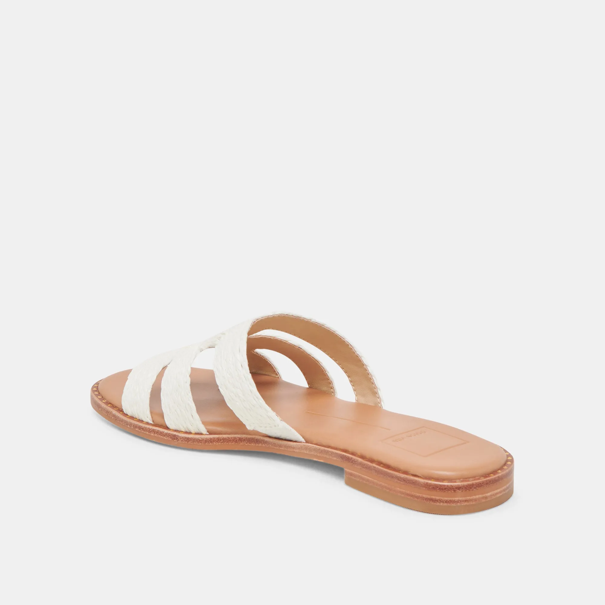 SANDALES EMON BLANCHE RAFFIA