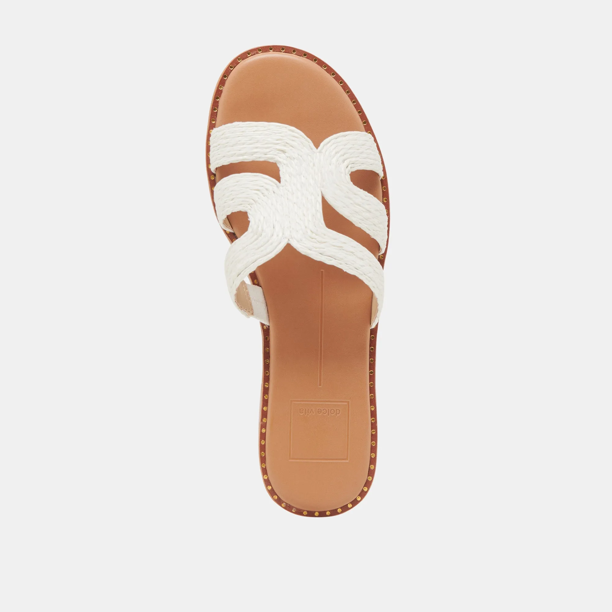 SANDALES EMON BLANCHE RAFFIA