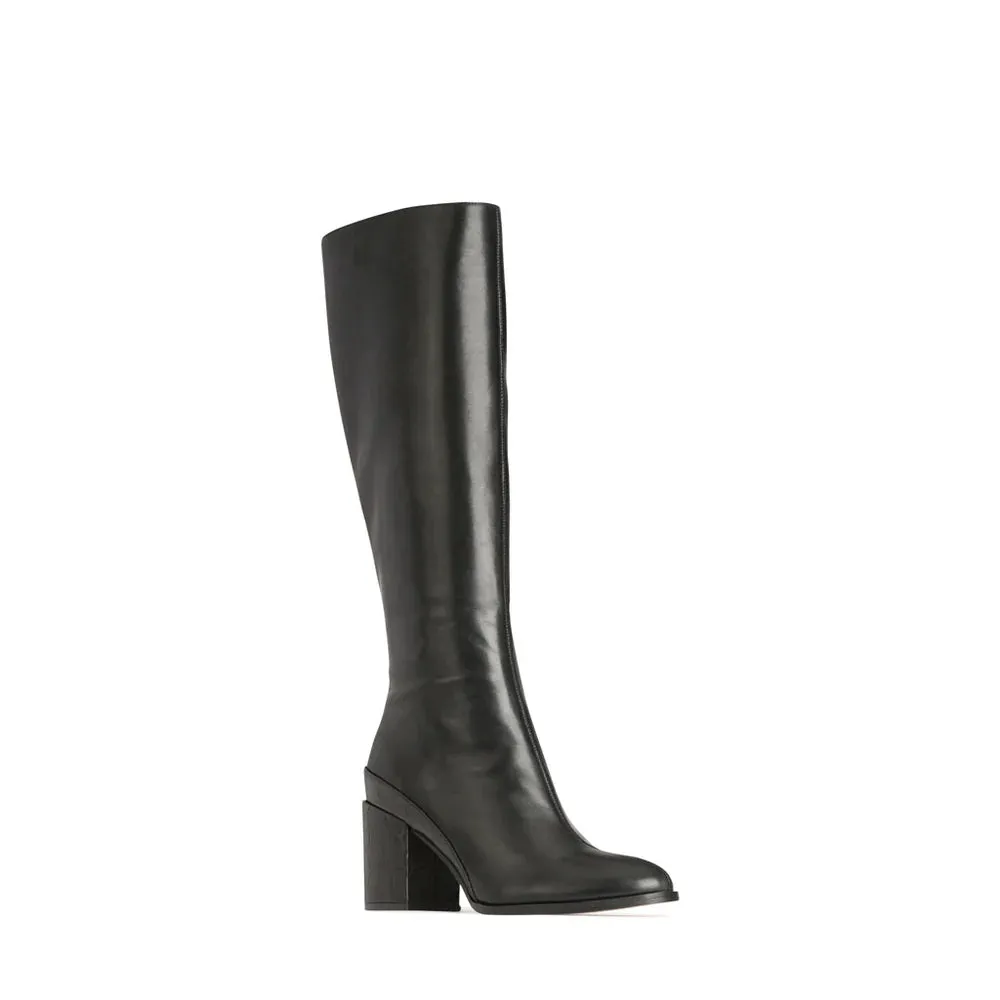 EOS Chaussures en Cachemire Noir Croco_Eos