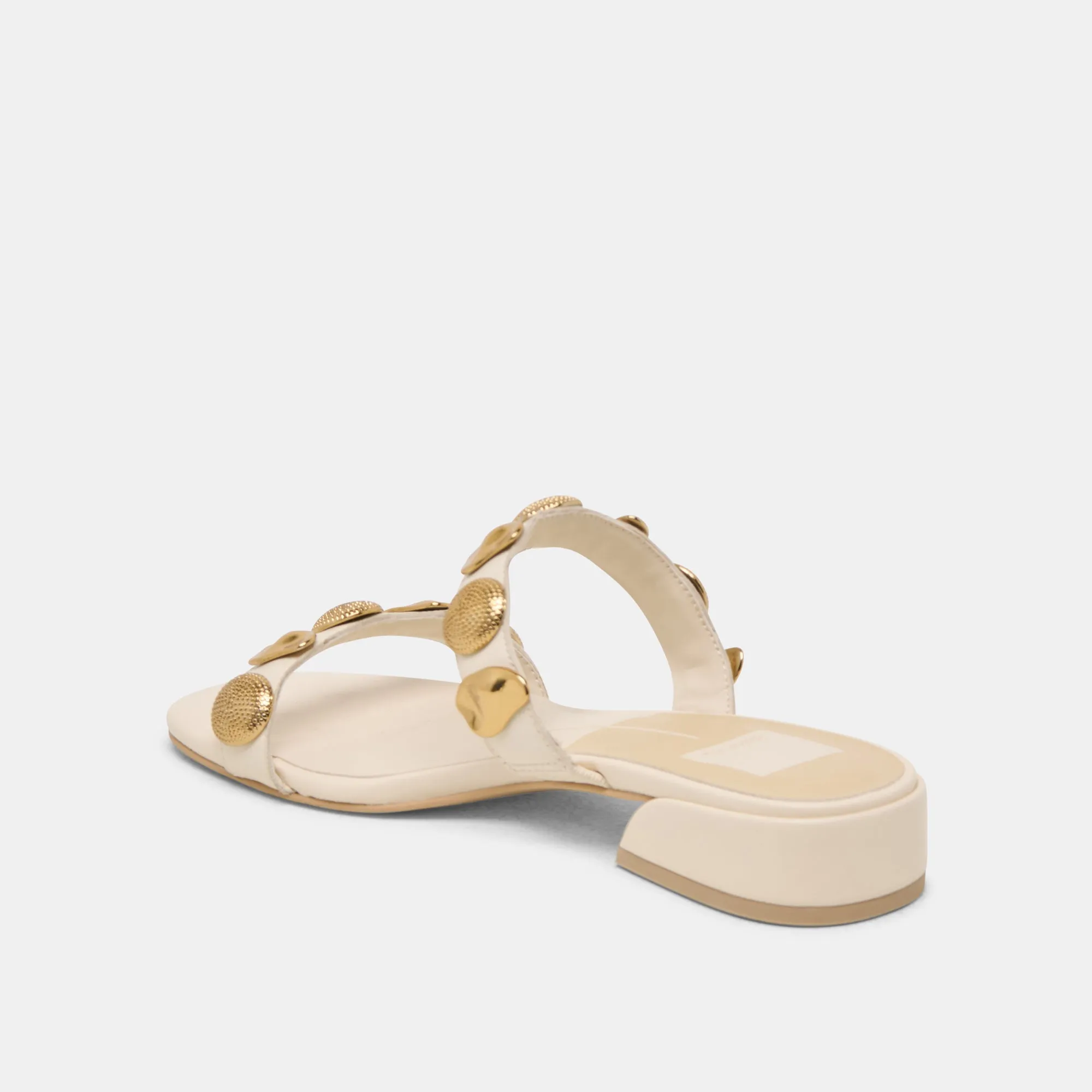 SANDALES FARROW CUIR CRÈME