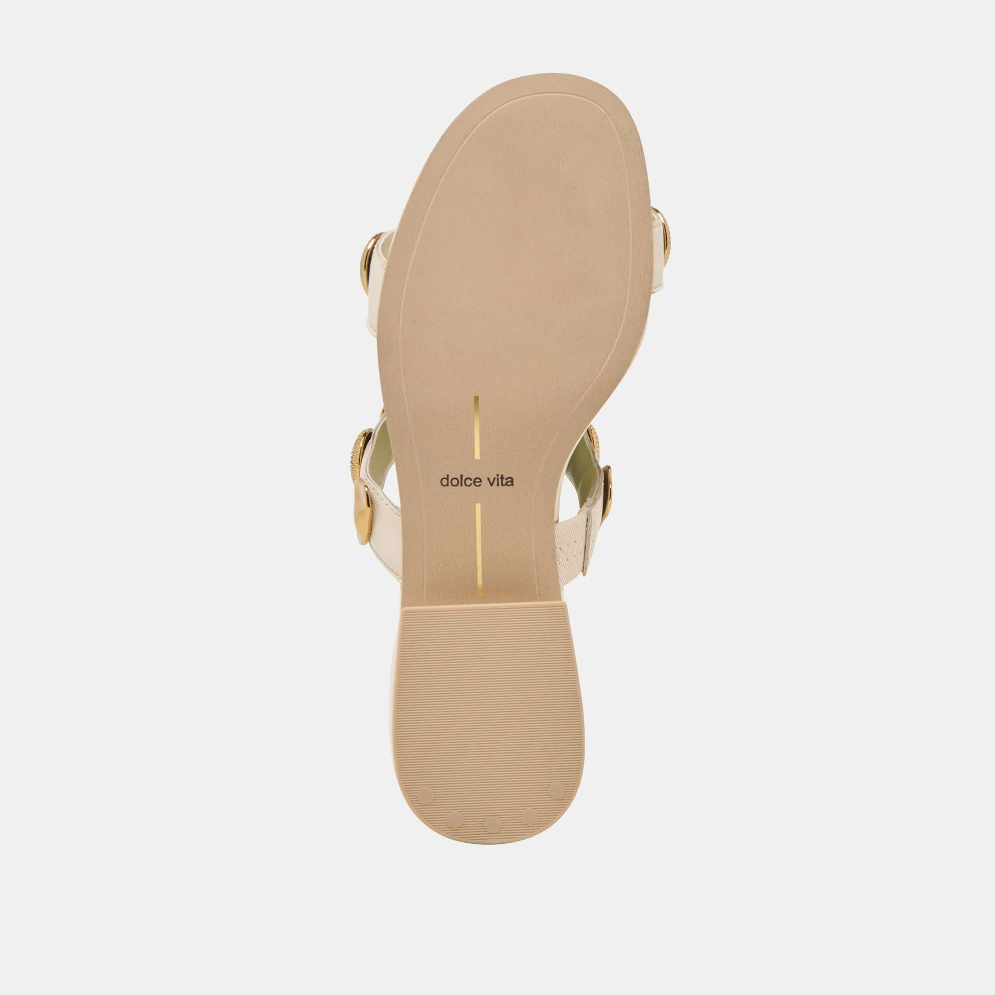 SANDALES FARROW CUIR CRÈME