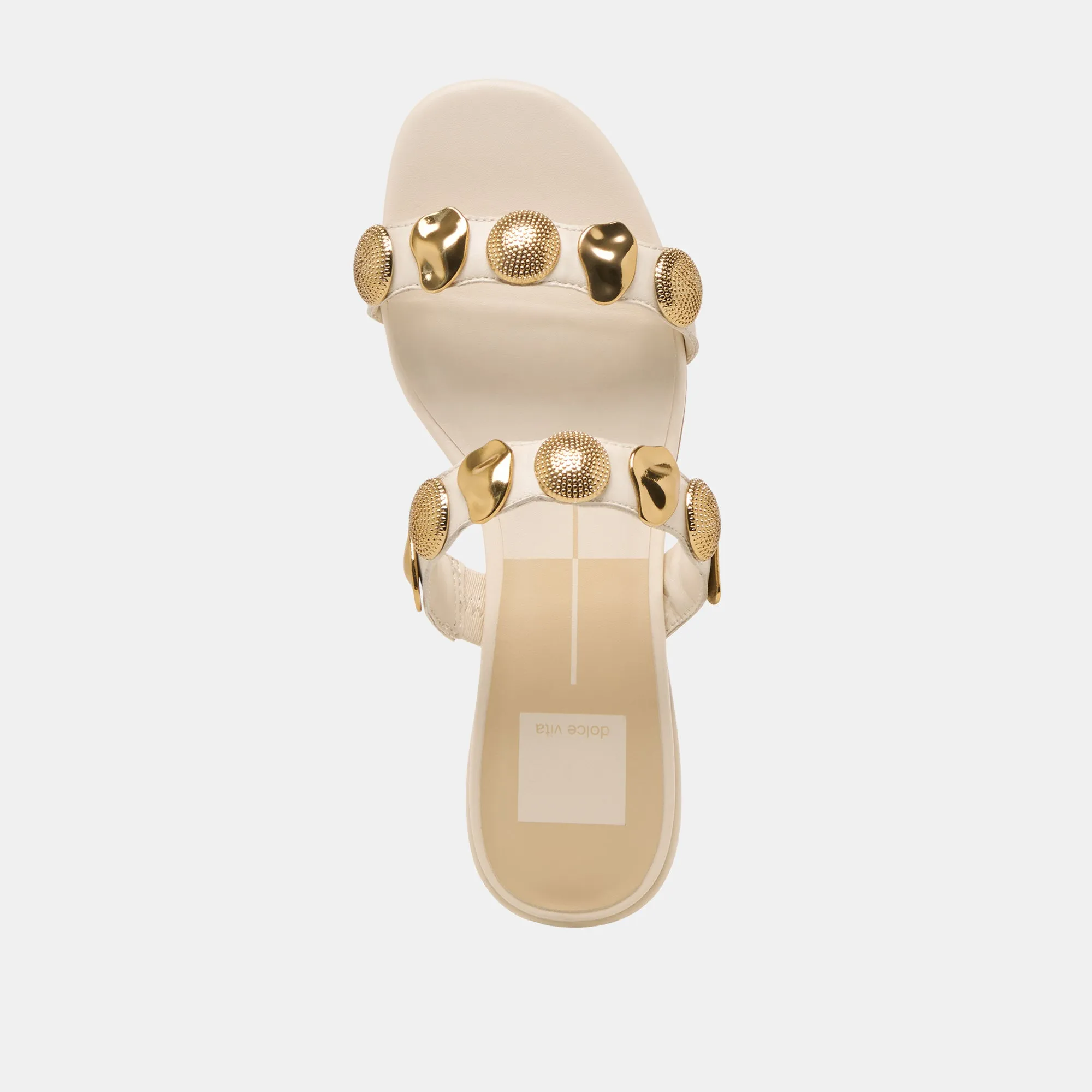 SANDALES FARROW CUIR CRÈME