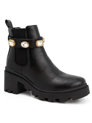 Bottines préférées pour femmes à scratch avec strass - Chaussures ECCO