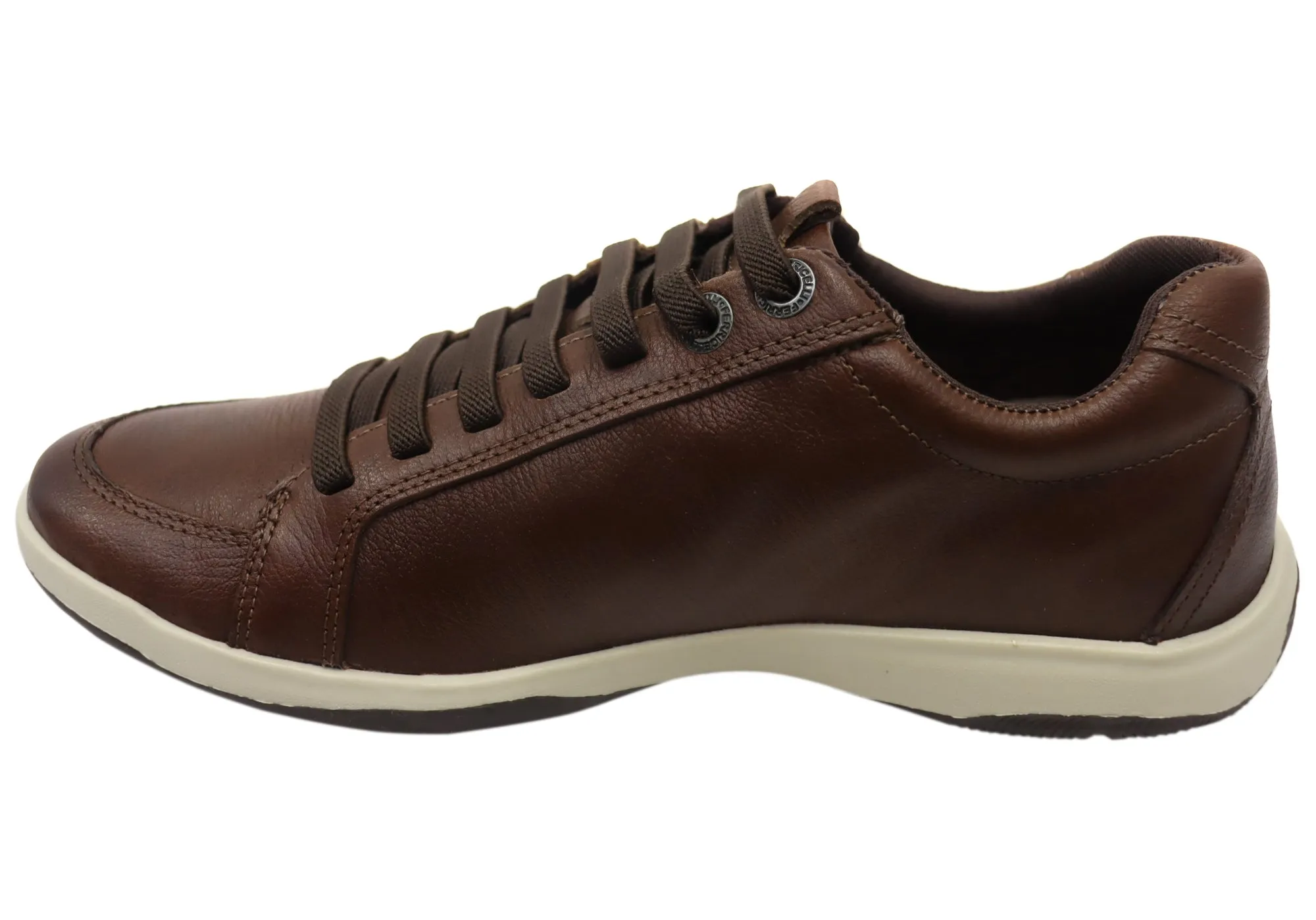 Ferricelli Cortes Chaussures Décontractées Brésiliennes en Cuir Souple à Enfiler pour Homme Ferricelli