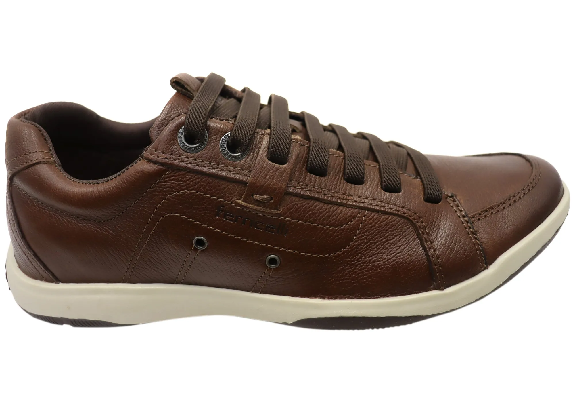 Ferricelli Cortes Chaussures Décontractées Brésiliennes en Cuir Souple à Enfiler pour Homme Ferricelli